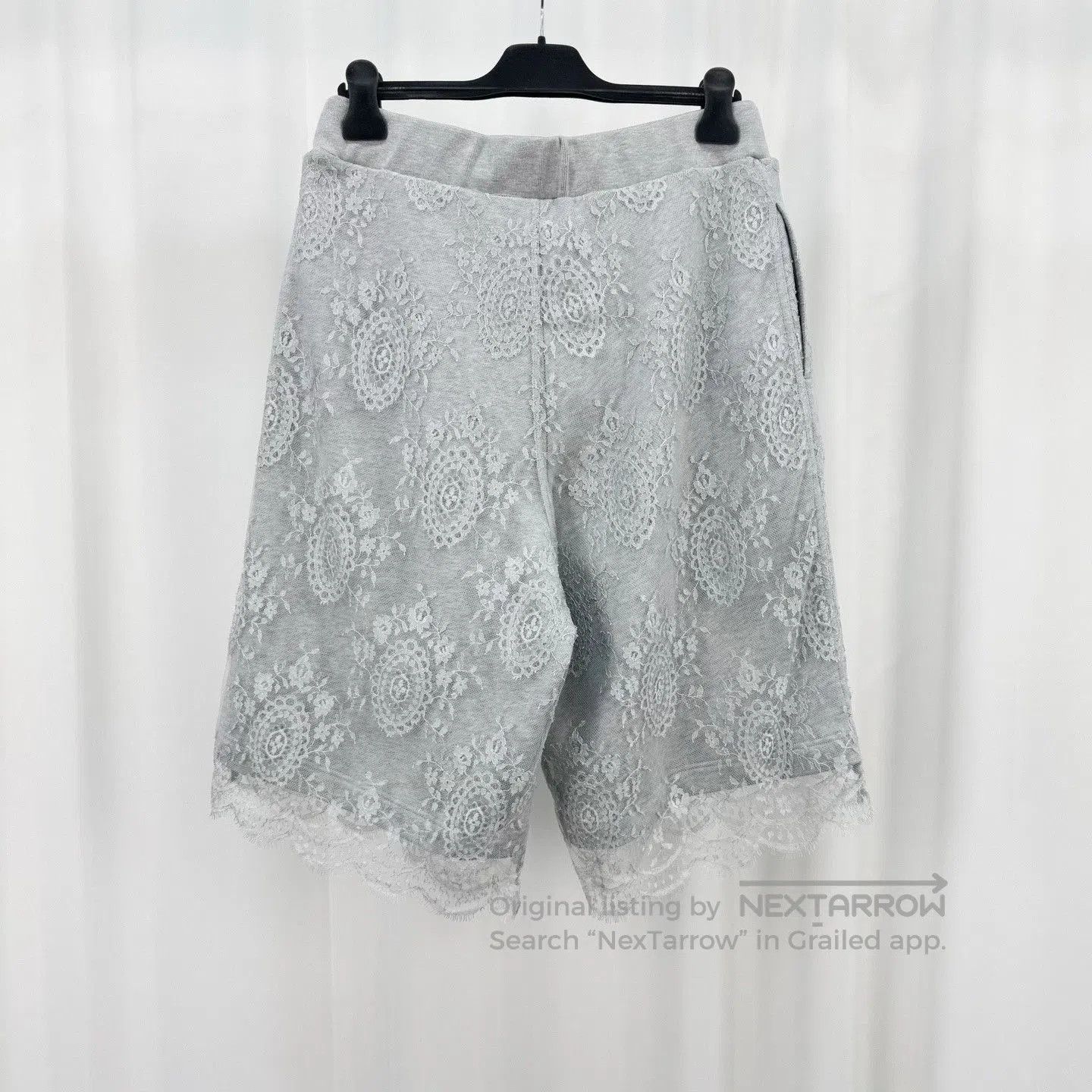 Burberry Burberry Runway Gray Lace Mesh Shorts. Size 28" / US 6 / IT 42 - 2 Thumbnail