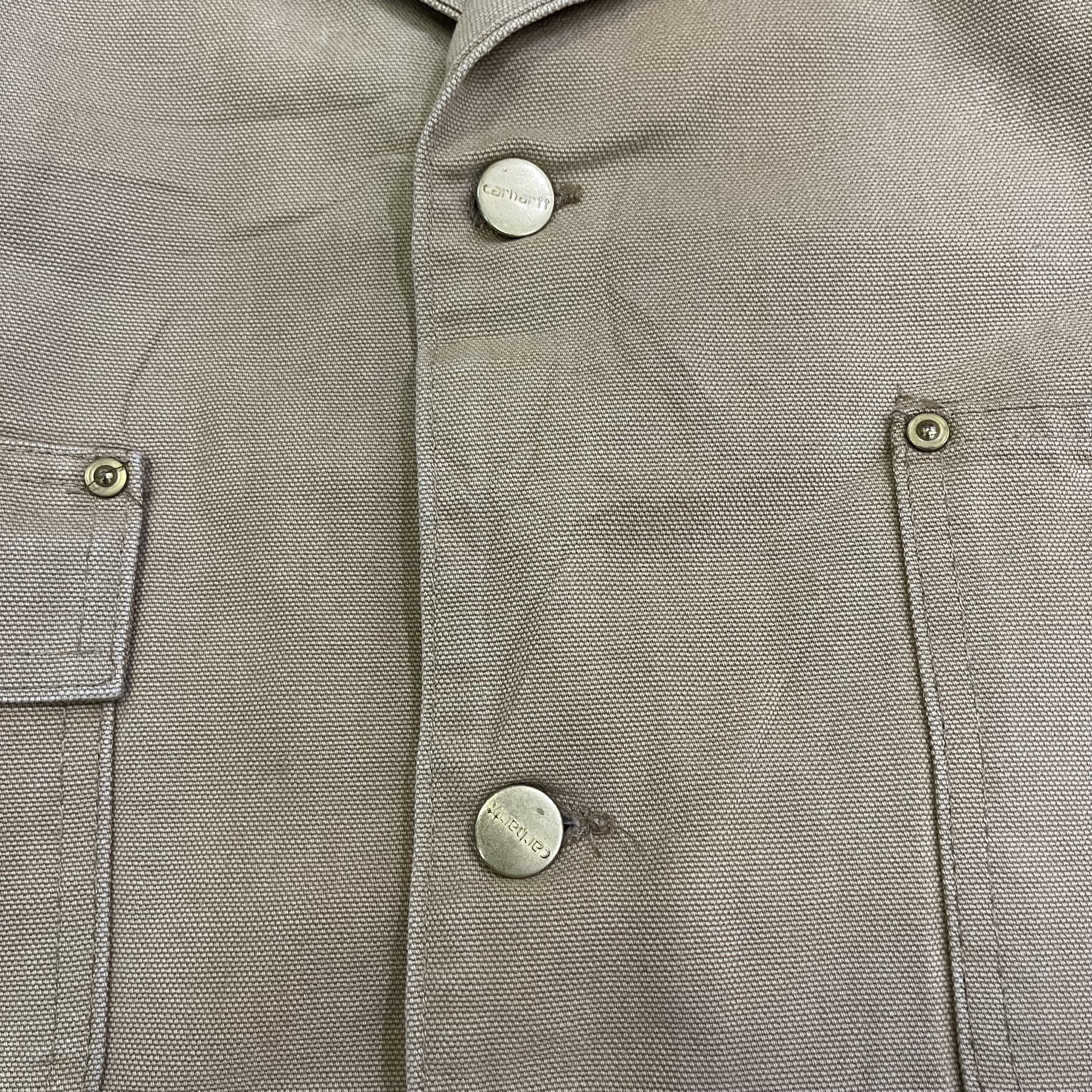 Carhartt × Carhartt Wip × Vintage Vtg 90s Carhartt Detroit Jacket Inner Blanket Size US XL / EU 56 / 4 - 6 Thumbnail