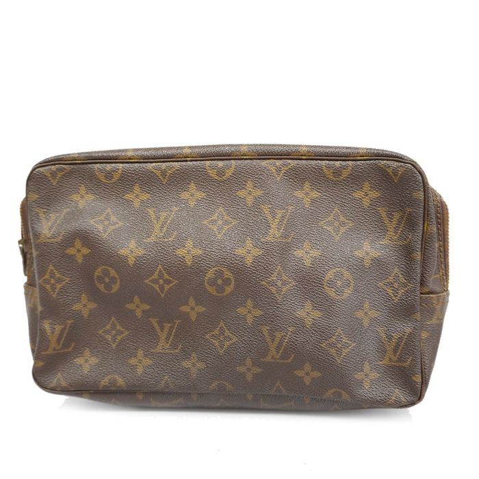 Louis Vuitton Monogram Trousse Toilette 28 M47522 Women's Pouch Monogram