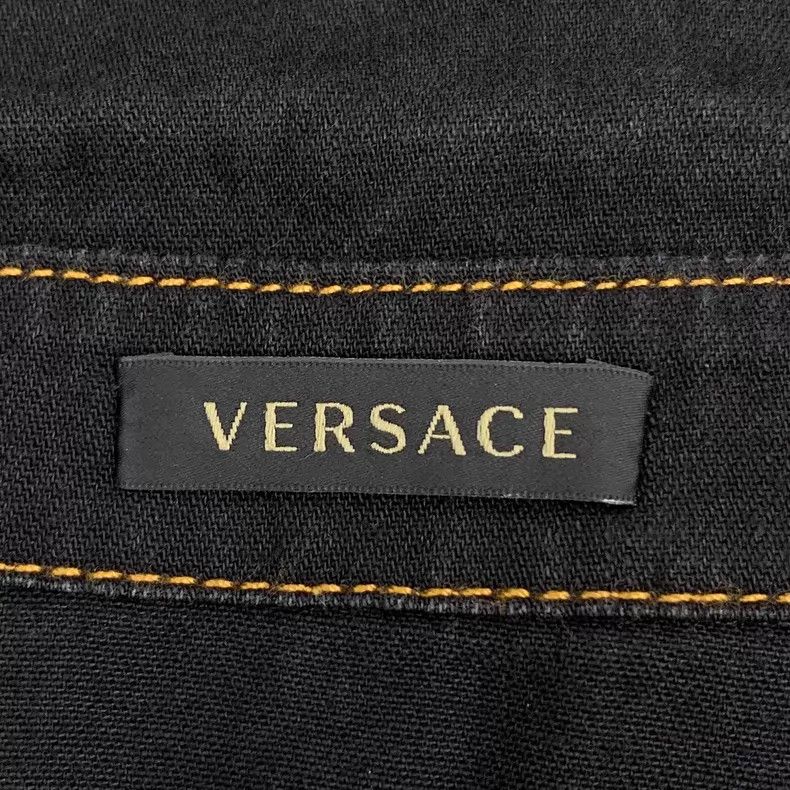 Other Versace Black Medusa head cotton lapel single-breasted lon Size US M / EU 48-50 / 2 - 5 Thumbnail