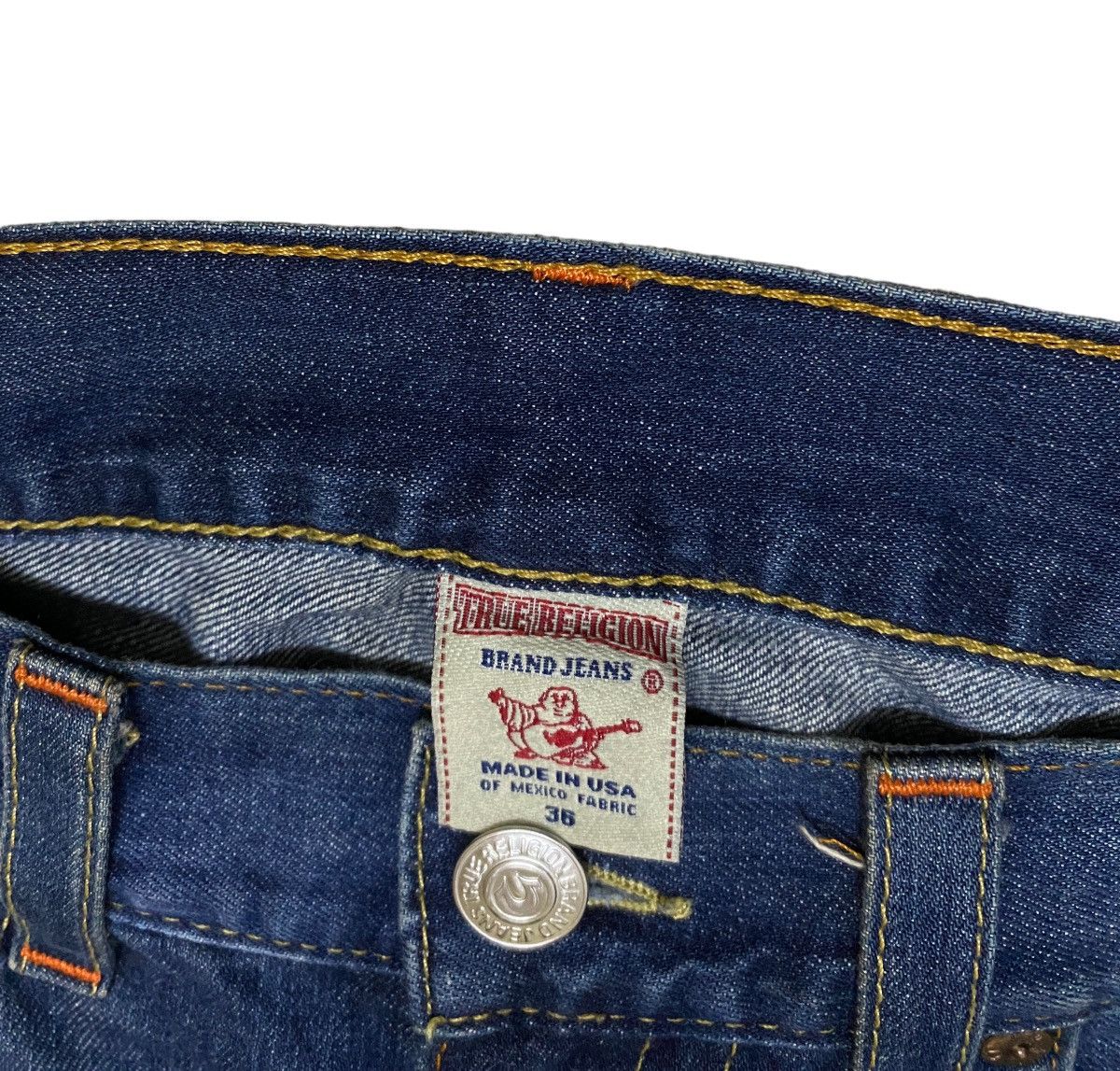 True Religion Rare Design Vintage True Religion Ricky Baggy Jeans 1990s Size US 36 / EU 52 - 11 Thumbnail