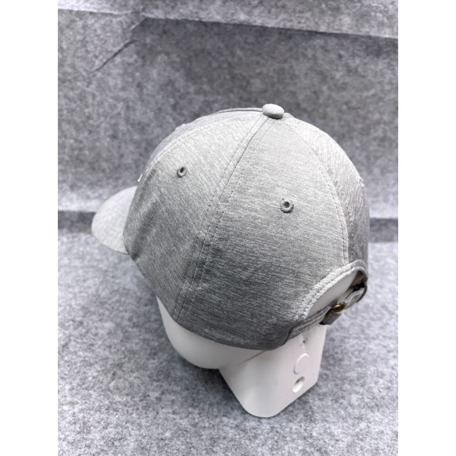 Champion Champion Hat Cap Strap Back Adult One Size Heather Gray 100% Polyester Golf Cap Adjustable Twill Logo Men Mens Size ONE SIZE - 5 Thumbnail
