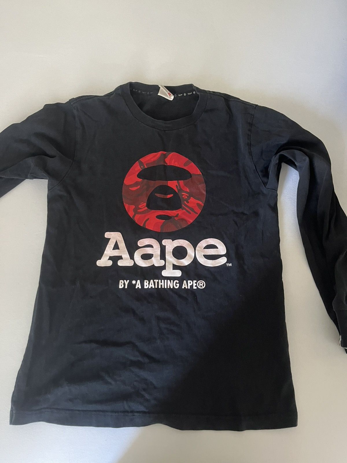 Aape × Bape Black a bathing ape (Bape) longsleeve/shirt Size US M / EU 48-50 / 2 - 1 Thumbnail