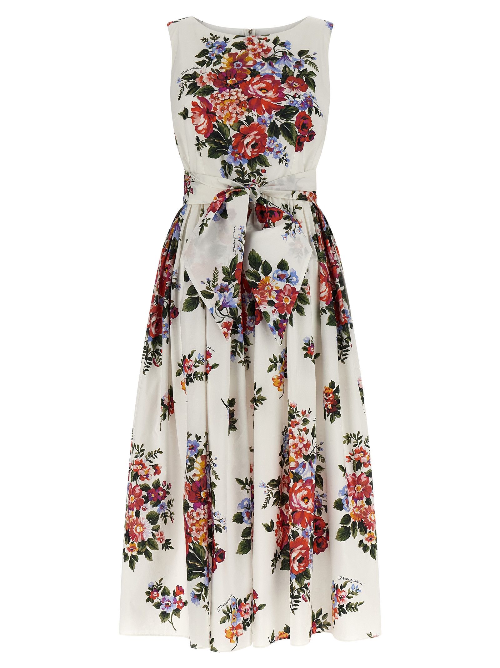 Dolce & Gabbana 'Bouquet di Fiori' dress Size L / US 10 / IT 46 - 1 Thumbnail