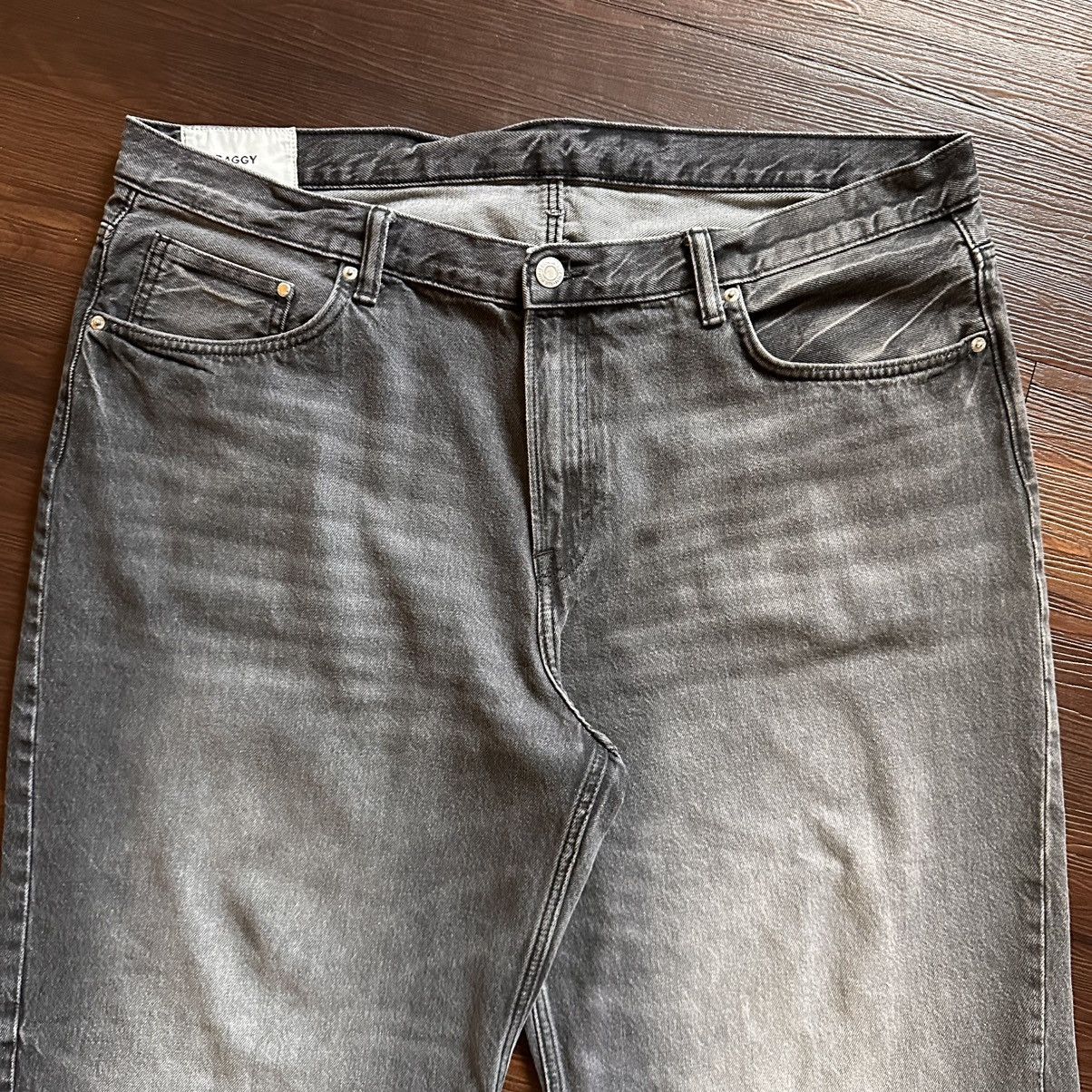H&M Black H&M Baggy Jeans Size US 42 / EU 58 - 2 Thumbnail