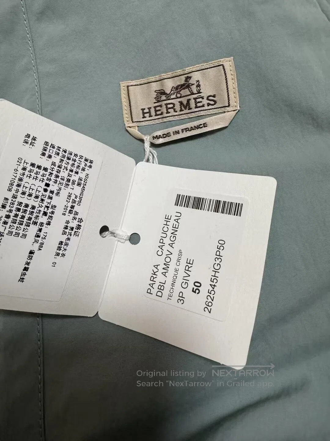 Hermes Hermes Sky Blue Fur. Size US M / EU 48-50 / 2 - 7 Thumbnail