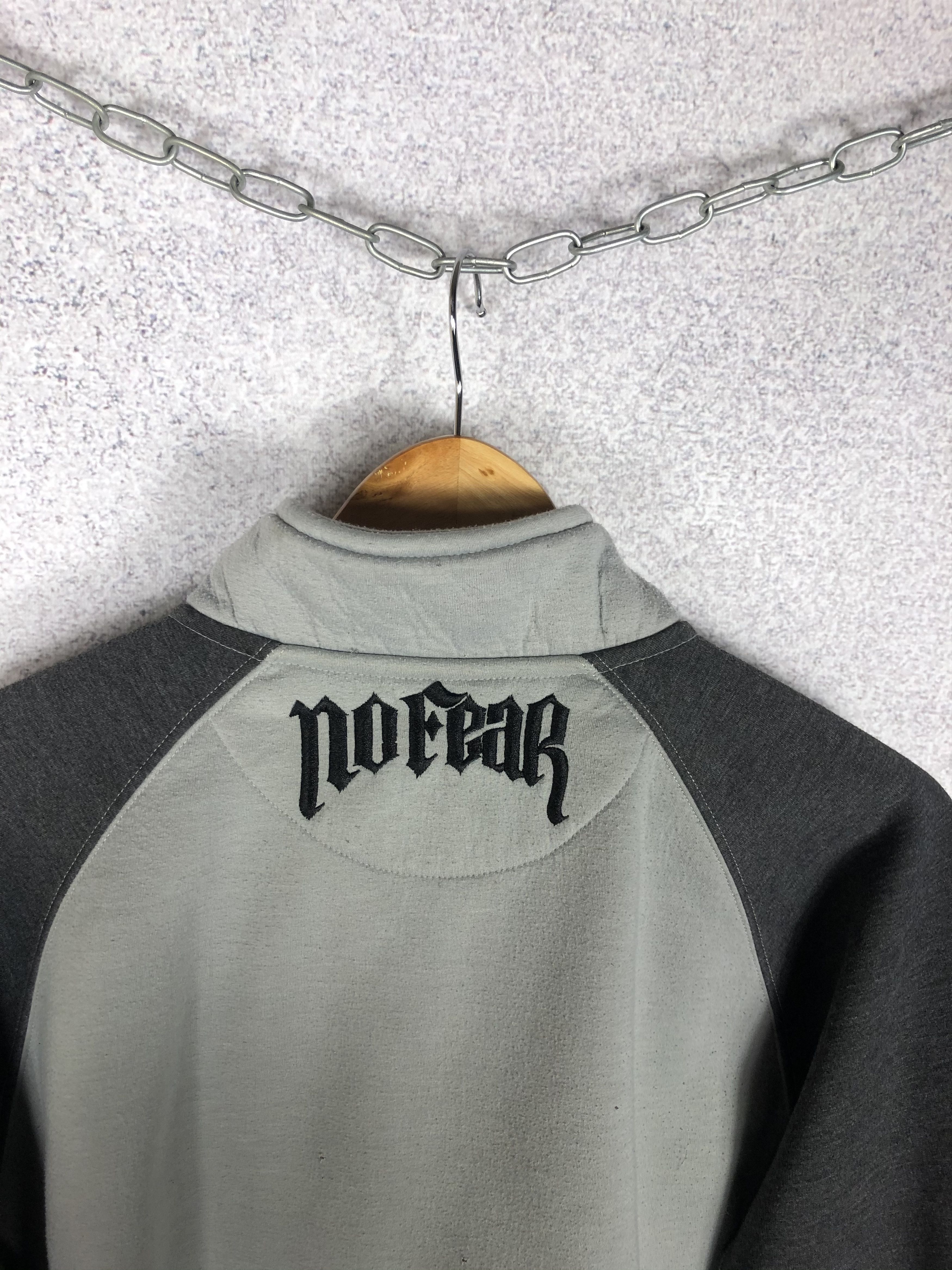 No Fear Vintage No Fear Big Logo Zip Sweatshirt Y2K Size US L / EU 52-54 / 3 - 2 Thumbnail
