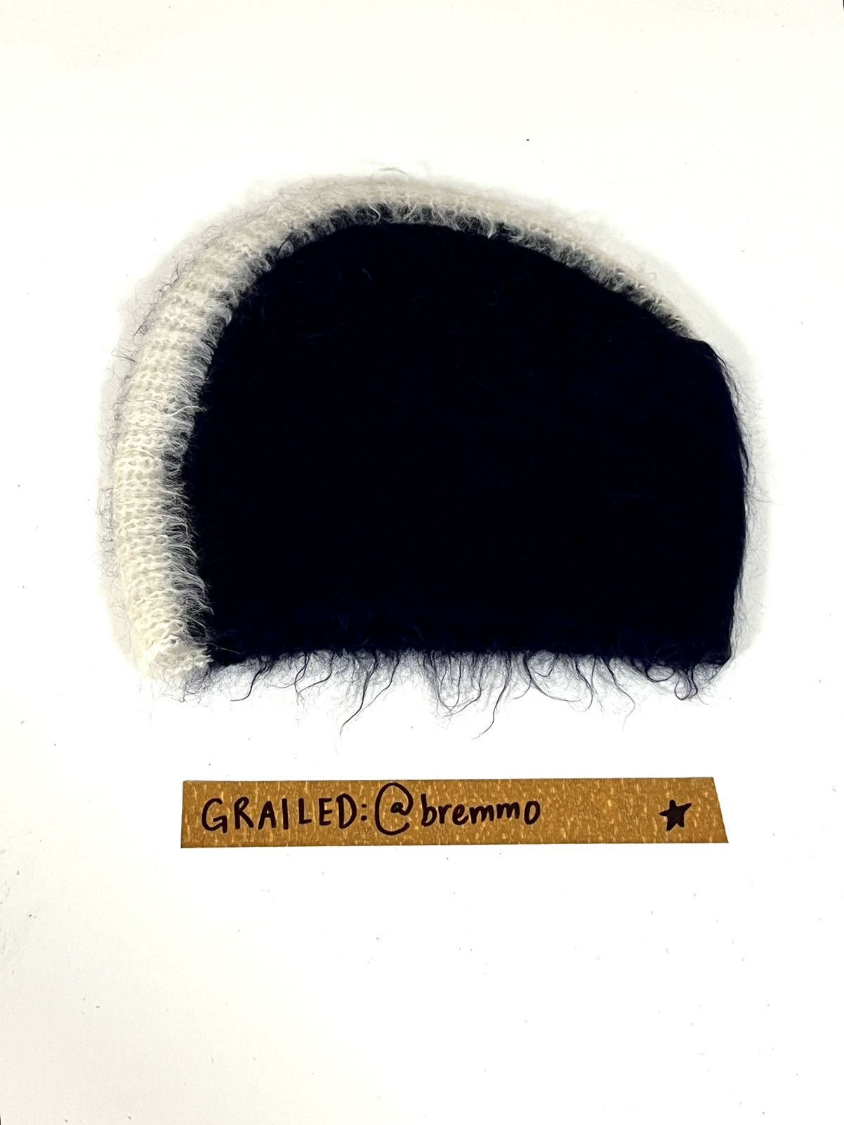 Prada AW07 Mohair Mohawk Beanie | Grailed