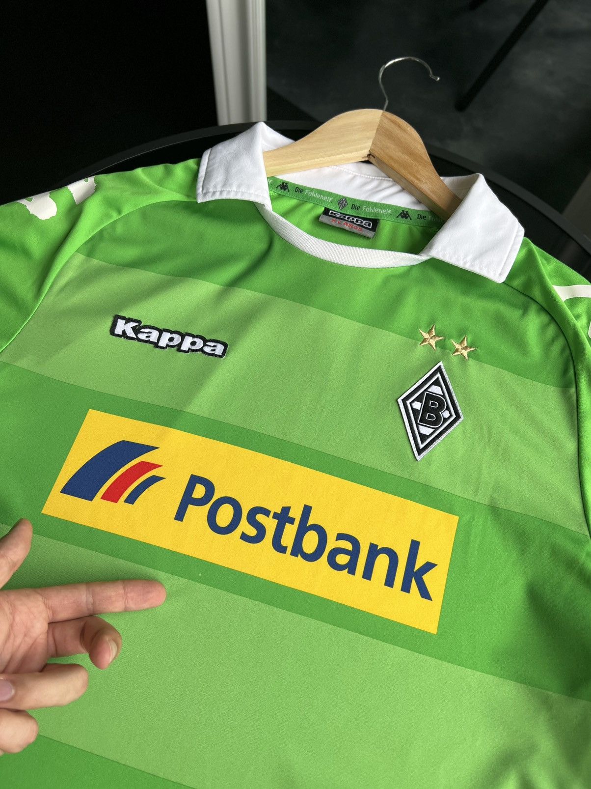 Kappa Kappa Borussia Mönchengladbach Home Shirt XL Postbank Size US XL / EU 56 / 4 - 10 Thumbnail