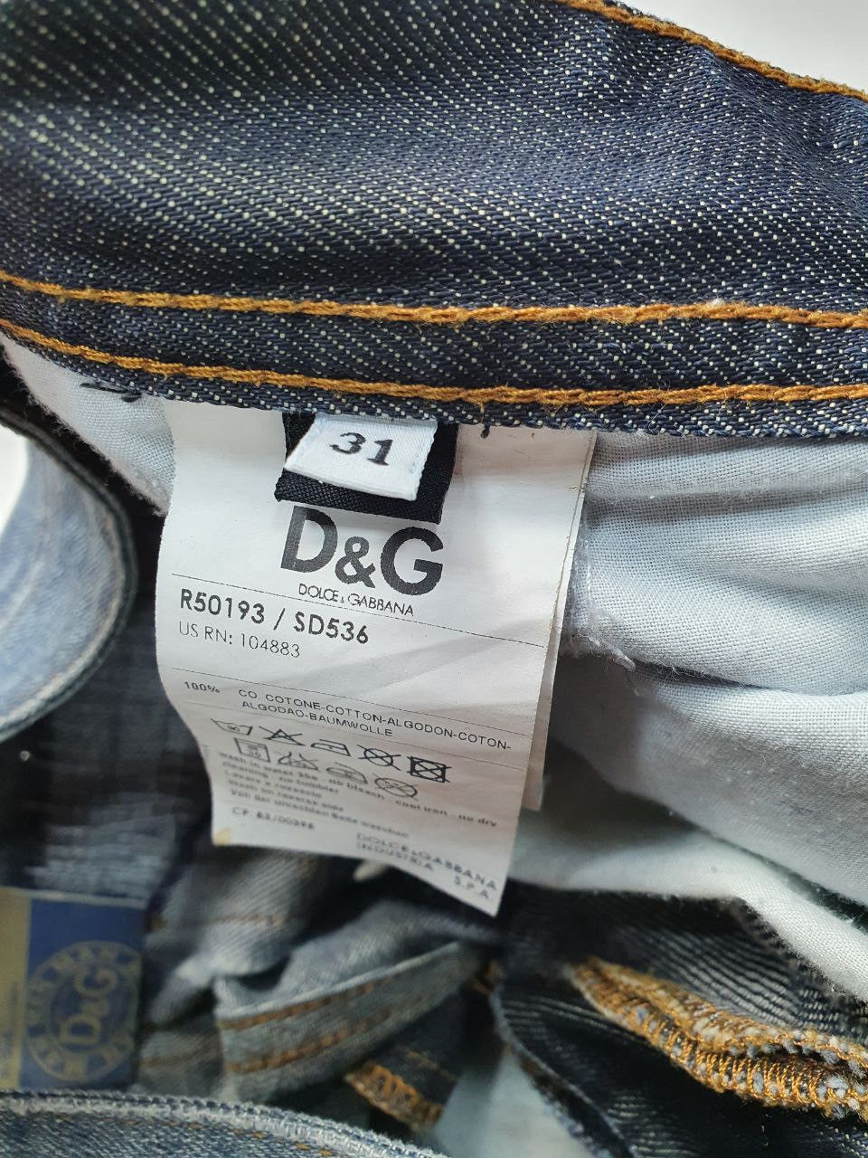 Dolce & Gabbana Dolce Gabbana Vintage Distressed Jeans Size US 31 - 8 Thumbnail