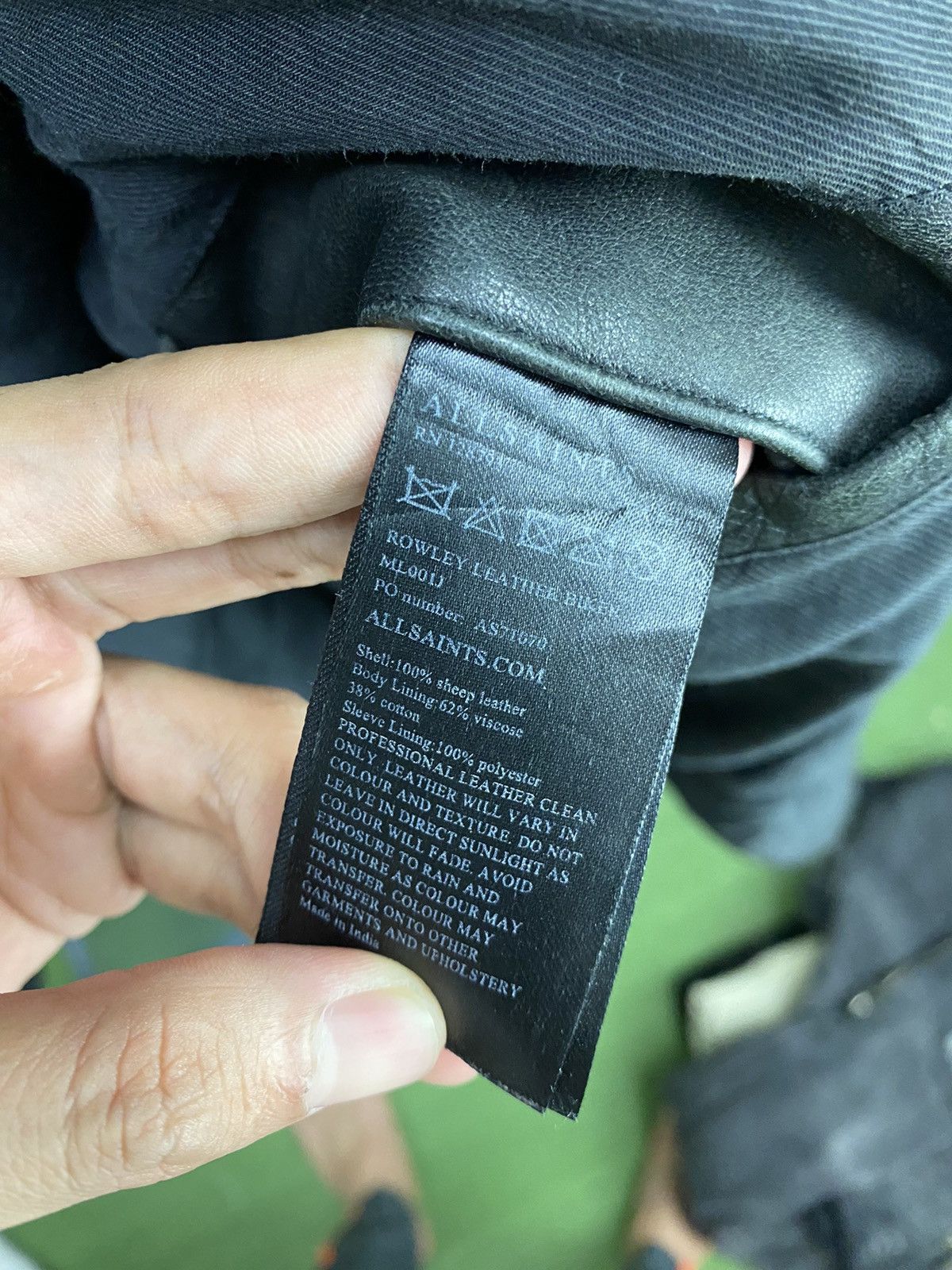 Allsaints Allsaints Sheep Leather Jacket Size US XS / EU 42 / 0 - 19 Thumbnail