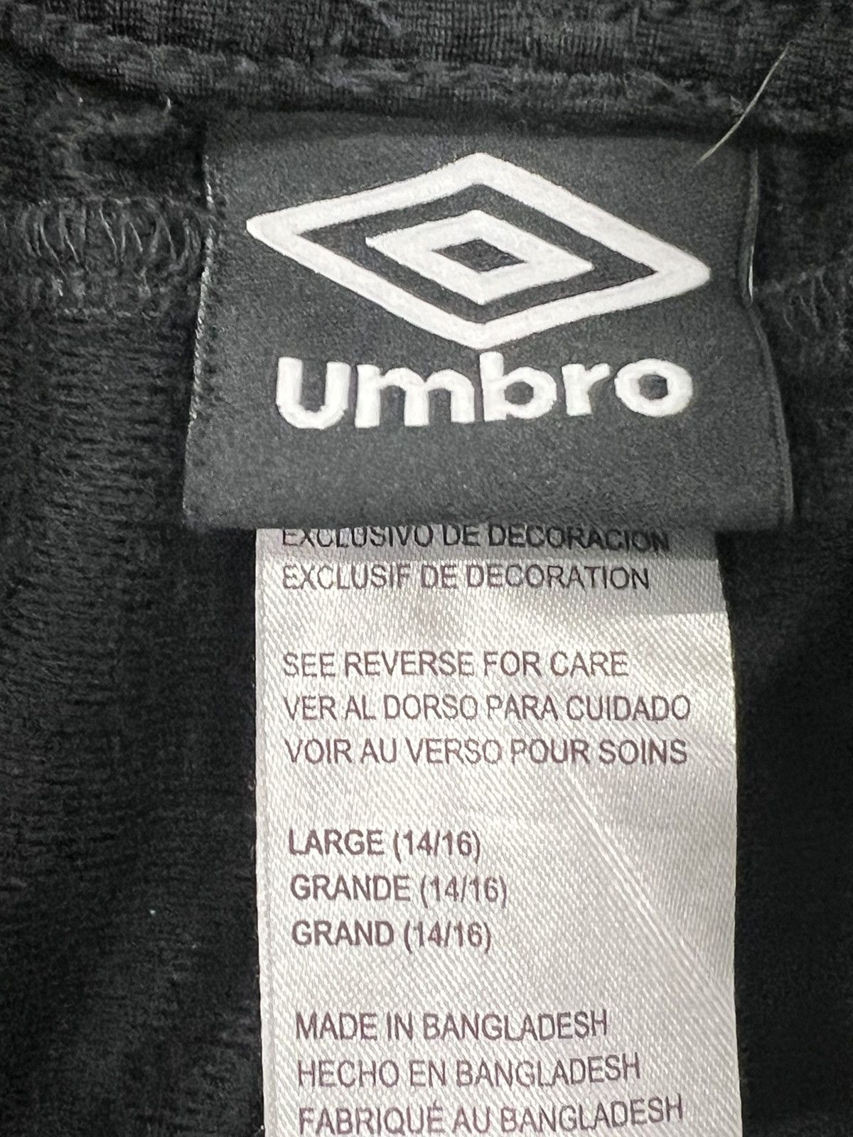 Umbro Umbro Double Diamond Youth Joggers Size US 28 / EU 44 - 4 Thumbnail