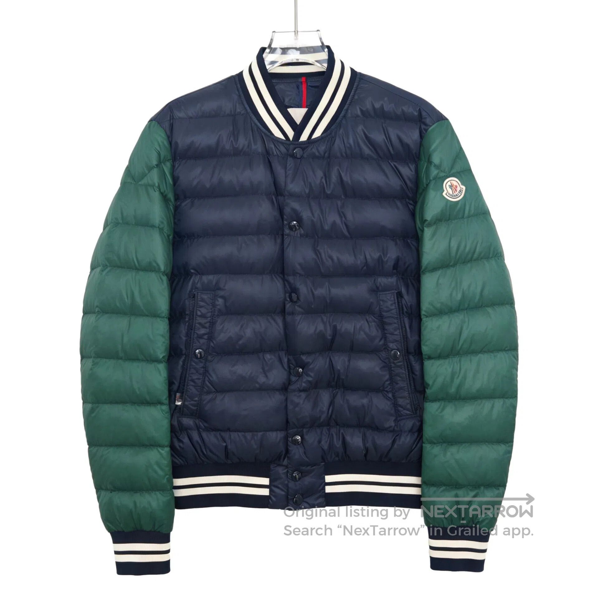 Moncler Moncler Color-block logo patch lapel zipper long-sleeve si Size US L / EU 52-54 / 3 - 1 Thumbnail