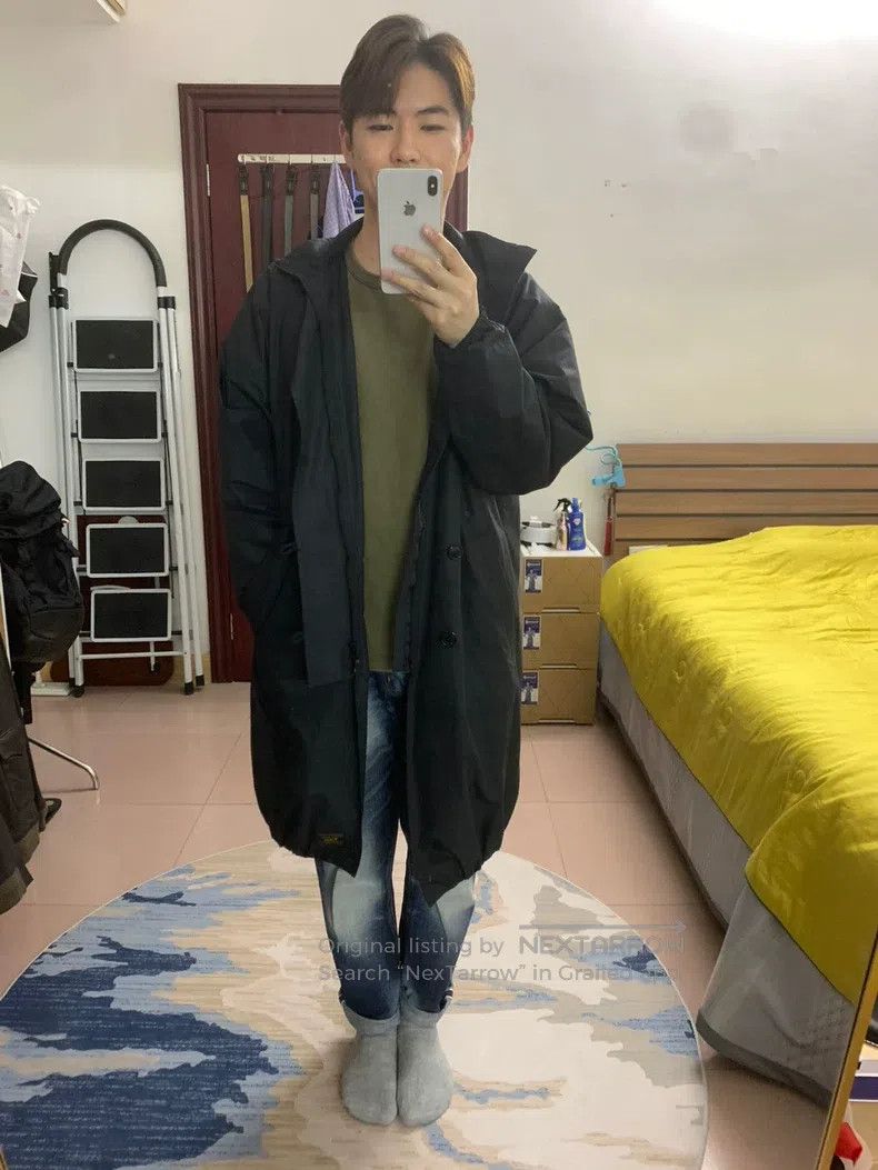 Wtaps Wtaps Black trench coat Size US M / EU 48-50 / 2 - 2 Thumbnail
