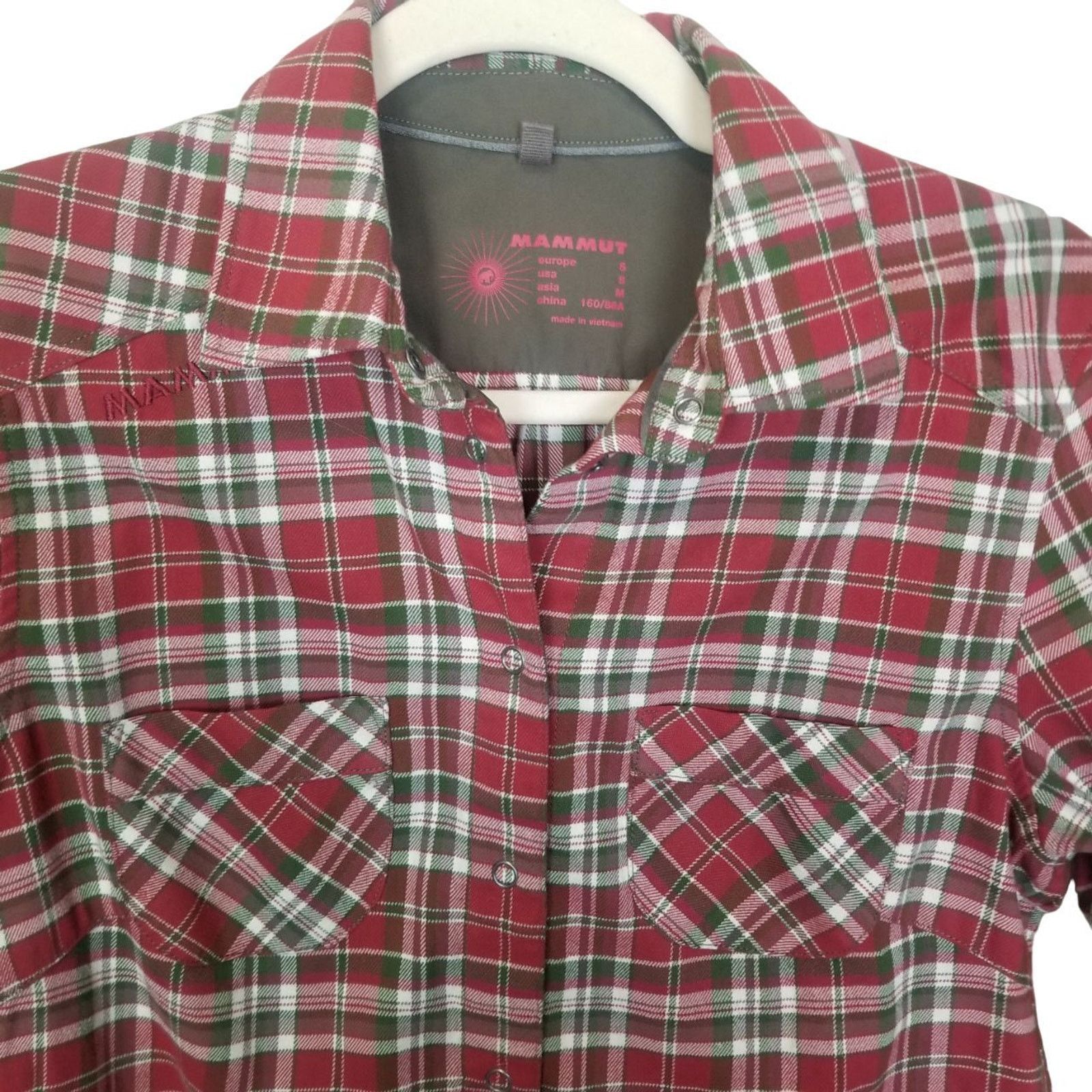 Mammut Mammut Womens Plaid Flannel Shirt Size S Gorpcore Casual Size S / US 4 / IT 40 - 2 Thumbnail