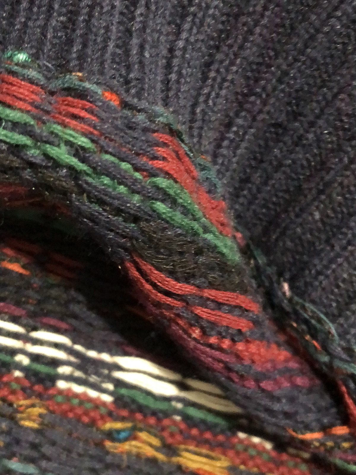 Vintage Vtg 90s Duplex Designs Patterned Coogi Style Sweater Size US XL / EU 56 / 4 - 4 Thumbnail