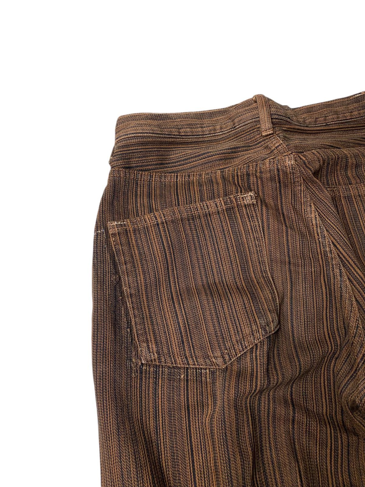5351 POUR LES HOMMES 2000's Semantic Design Flared Tuxedo Custom Jeans Size US 26 / EU 42 - 13 Thumbnail