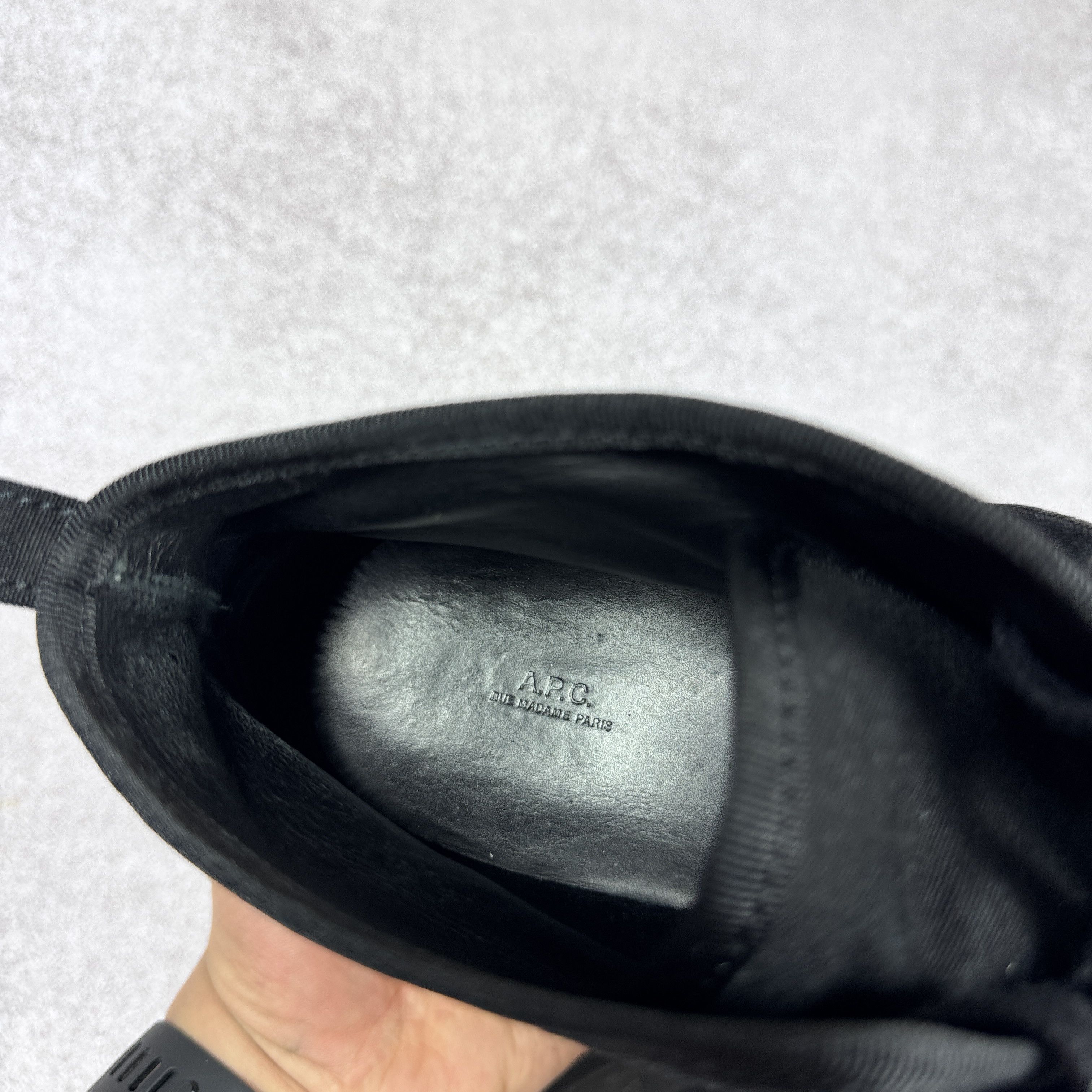 A.P.C. New A.P.C. Rue Madame Paris Men Black Boots Size 40 Size US 7 / EU 40 - 9 Thumbnail