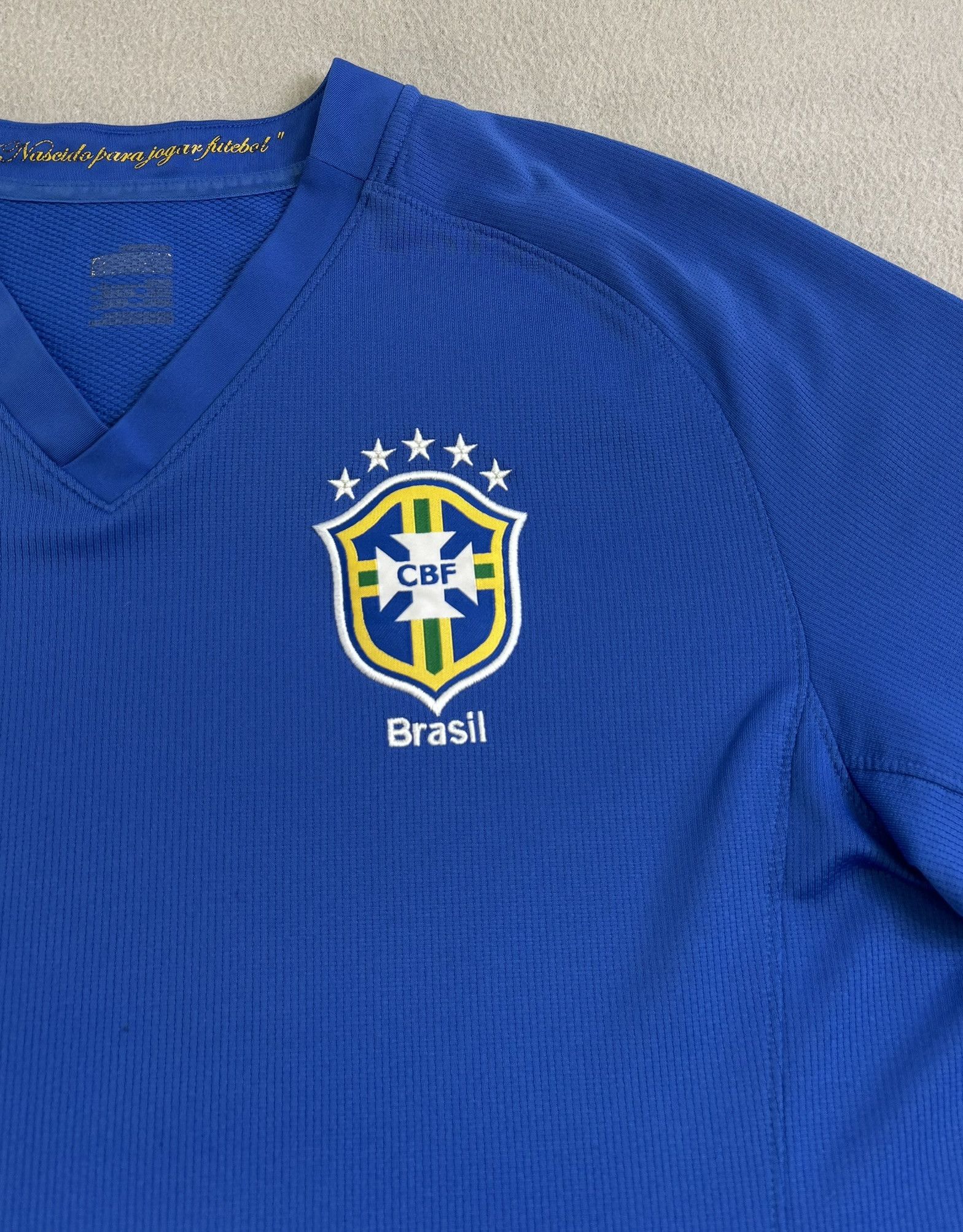 Nike Brazil 2008 Away Nike Football Jersey Large Size US L / EU 52-54 / 3 - 8 Thumbnail