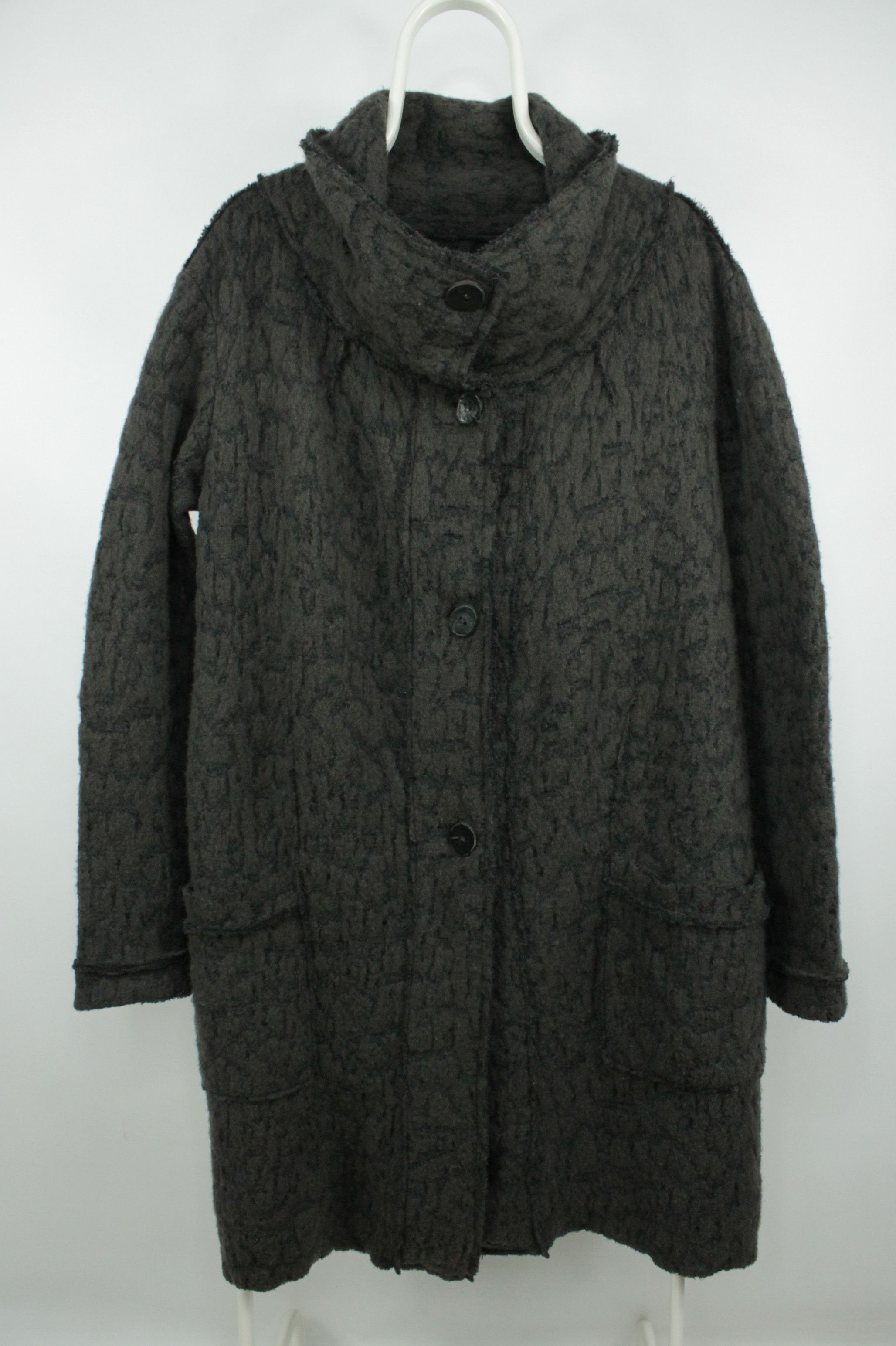 Transit Par-Such Wool Mohair Blend Lagenlook Coat