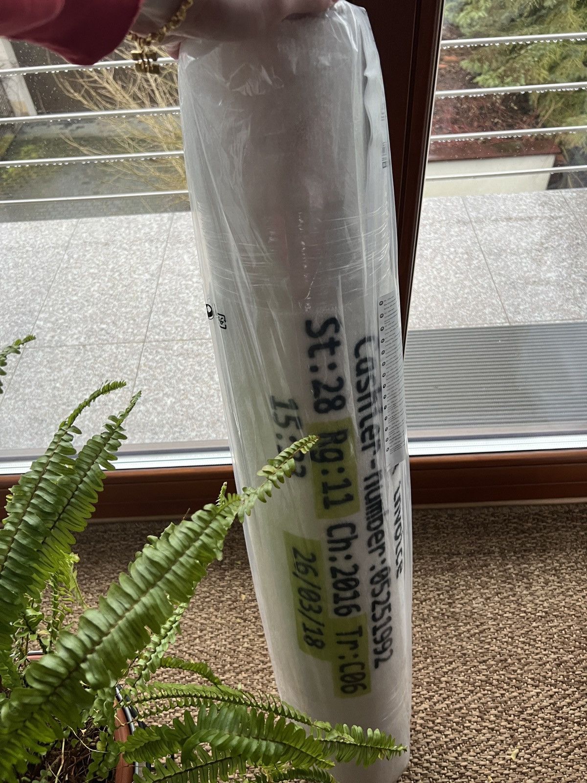 image of Virgil Abloh X Ikea Receipt Rug (Markerad) in White, Men's