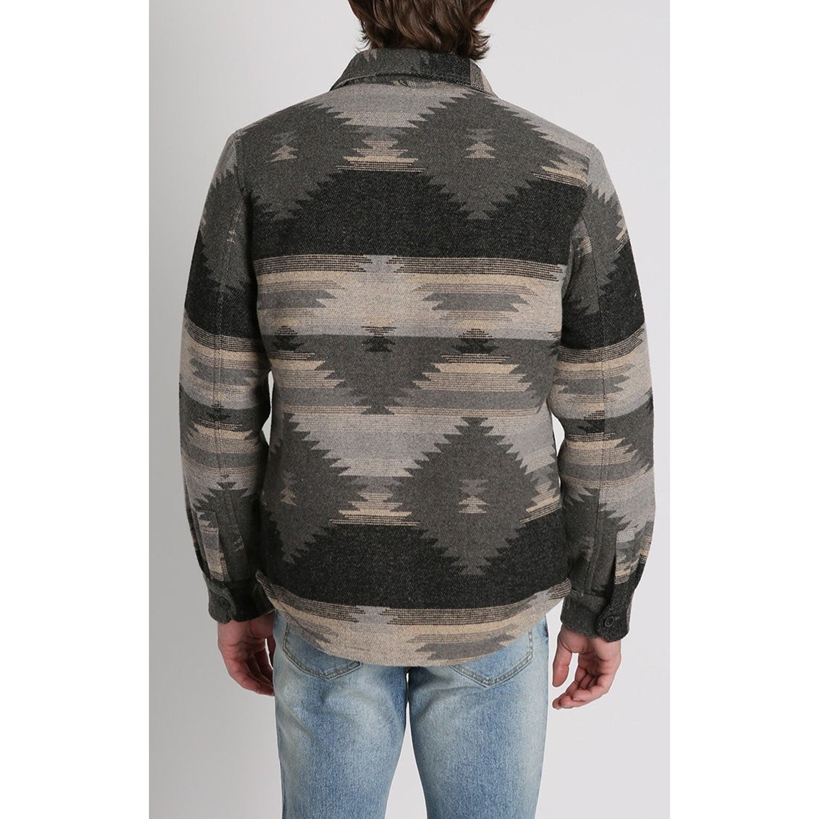 Other Jachs Mens Aztec Southwest Wool Sherpa Fleece Lined Jacket Size US XL / EU 56 / 4 - 6 Thumbnail