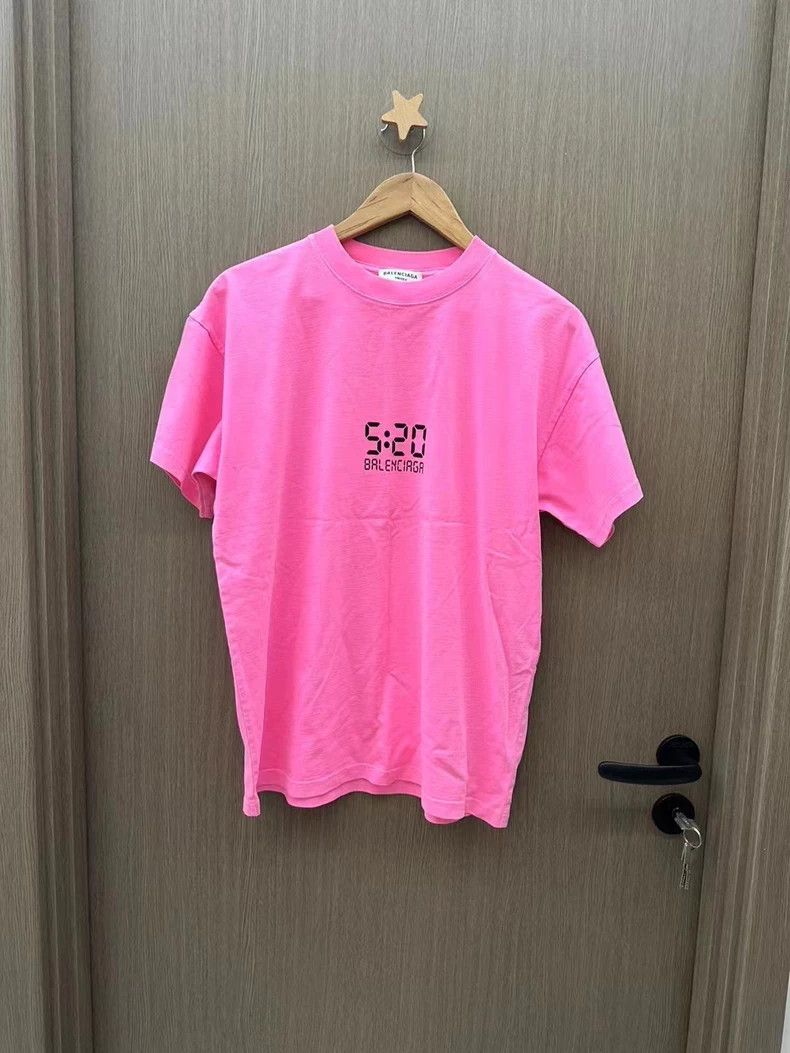Balenciaga Balenciaga 5:20 Pink Short Sleeve New Size US XS / EU 42 / 0 - 1 Thumbnail
