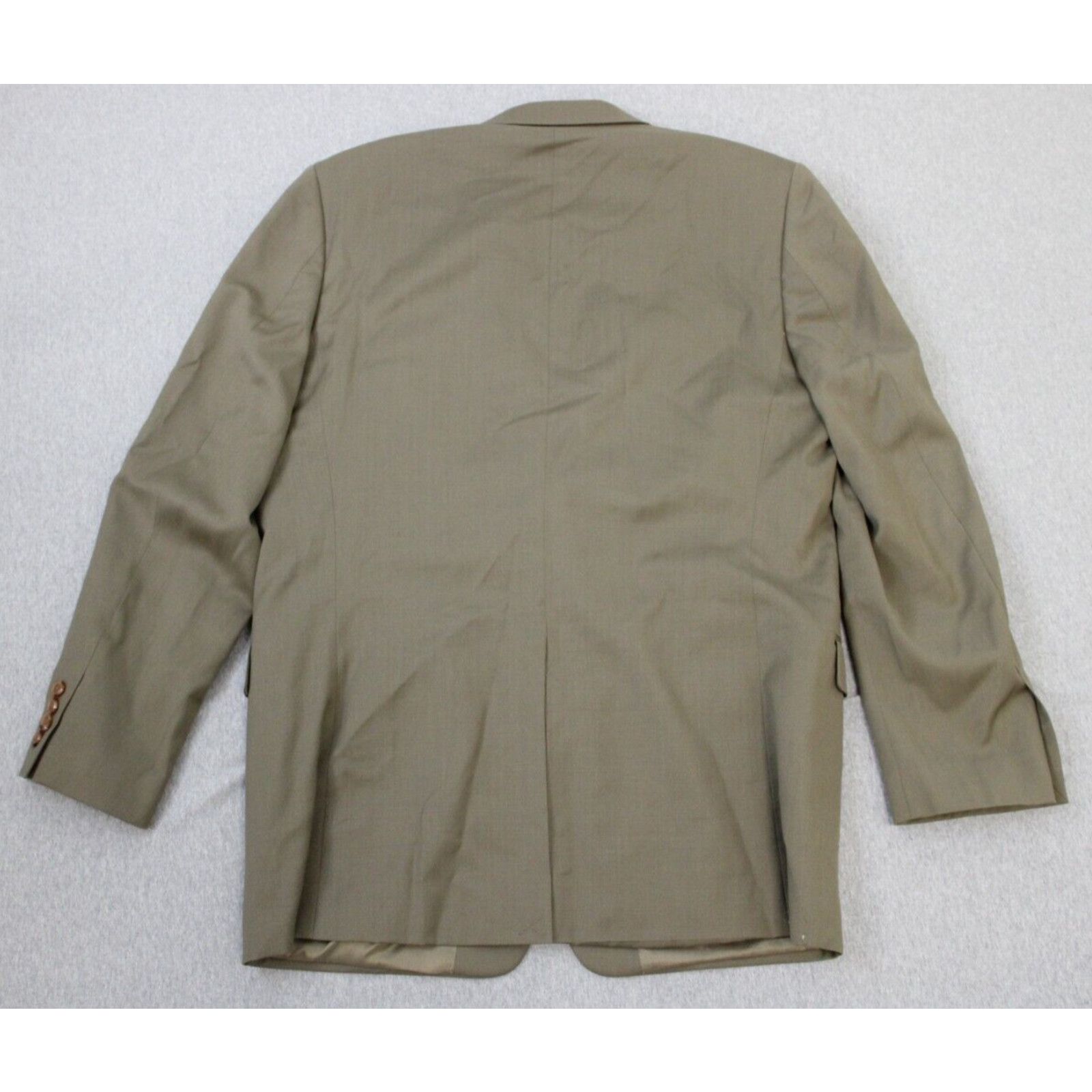 Lauren Ralph Lauren Lauren Ralph Lauren Blazer Mens 42L Beige 100% Wool Size 42L - 2 Thumbnail