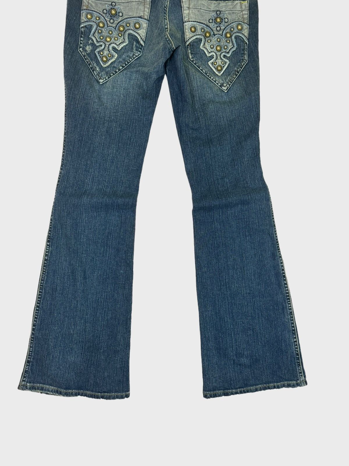 Japanese Brand × Tornado Mart FLARE LION JEANS STUDS POCKET DESIGN DENIM Size US 29 - 12 Thumbnail