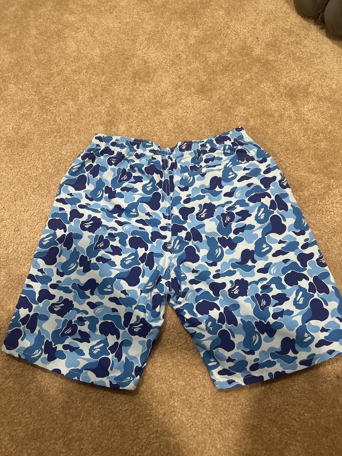 Bape Bape ABC Camo Beach Shorts Blue Size US 34 / EU 50 - 2 Thumbnail
