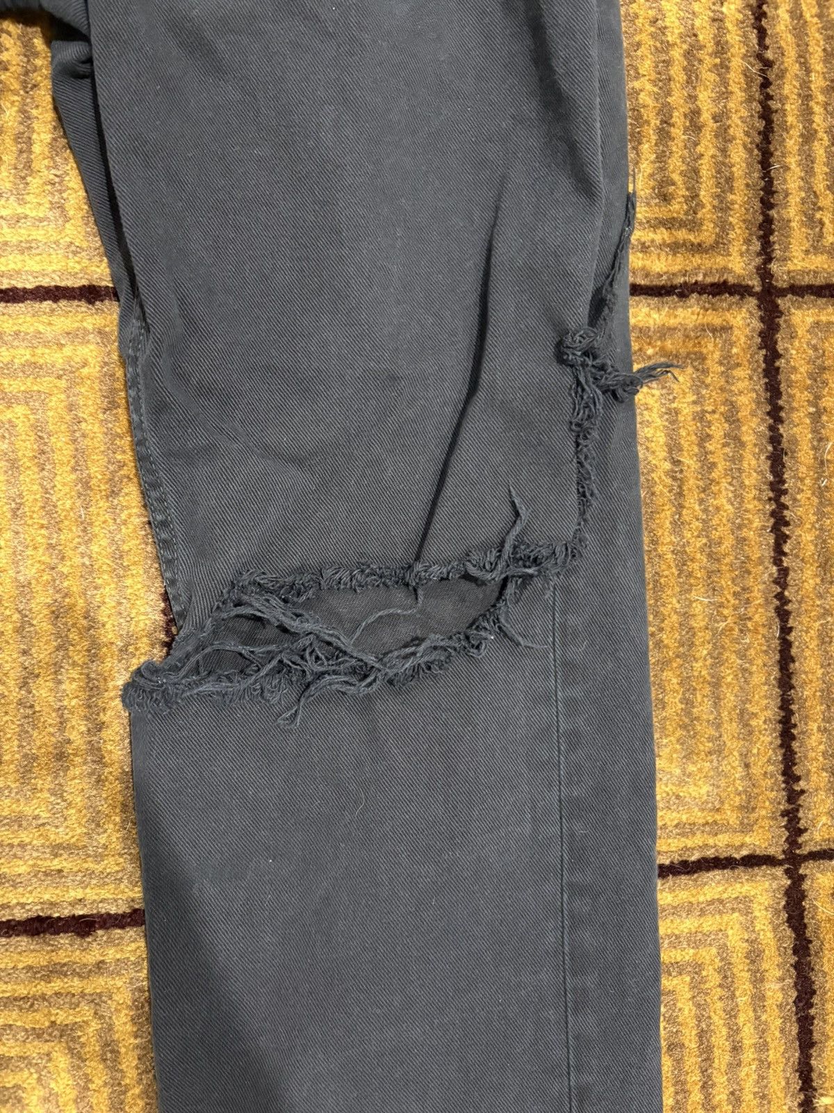 Balenciaga Balenciaga Black Loose Fit Buckle Jeans Size US 32 / EU 48 - 3 Thumbnail