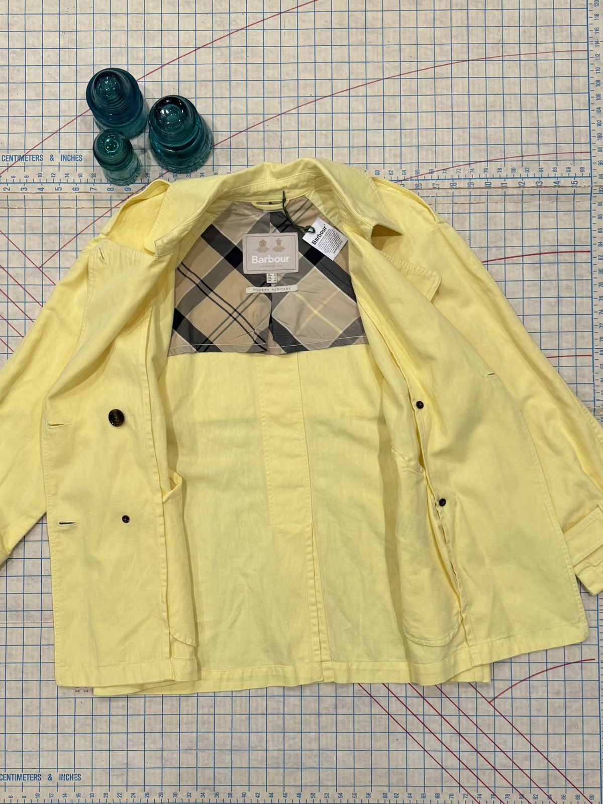 Barbour NWT Barbour Margaret Casual Lightweight Peacoat Yellow Size6 Size M / US 6-8 / IT 42-44 - 6 Thumbnail