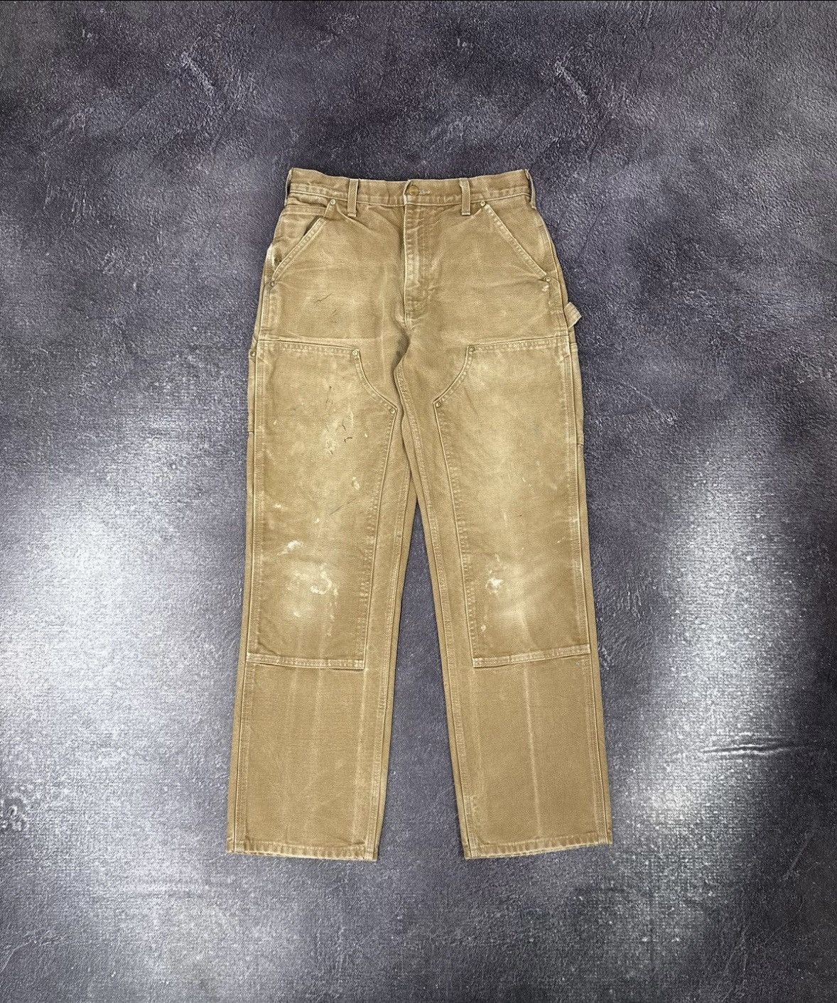 Image of Carhartt Pants Bundle X2 Size 30X32 in Tan, Men's