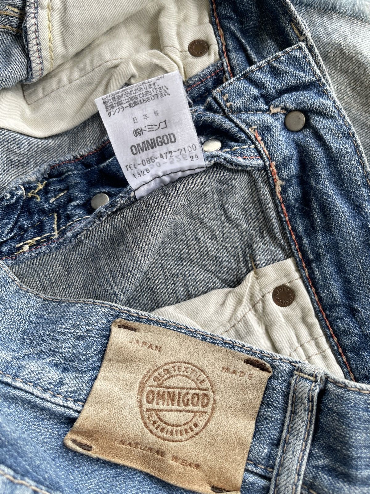Japanese Brand Domingo Japan Distressed Denim Size US 28 / EU 44 - 10 Thumbnail