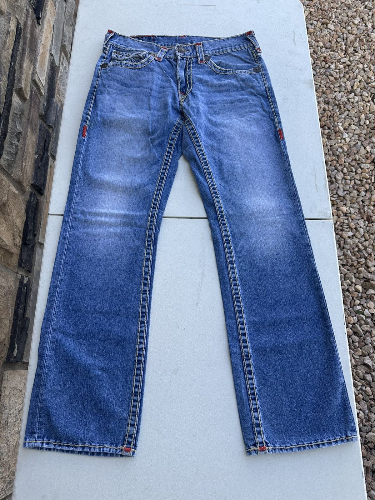True Religion True Religion Ricky Super T jean “Antelopes” Size US 33 - 9 Thumbnail