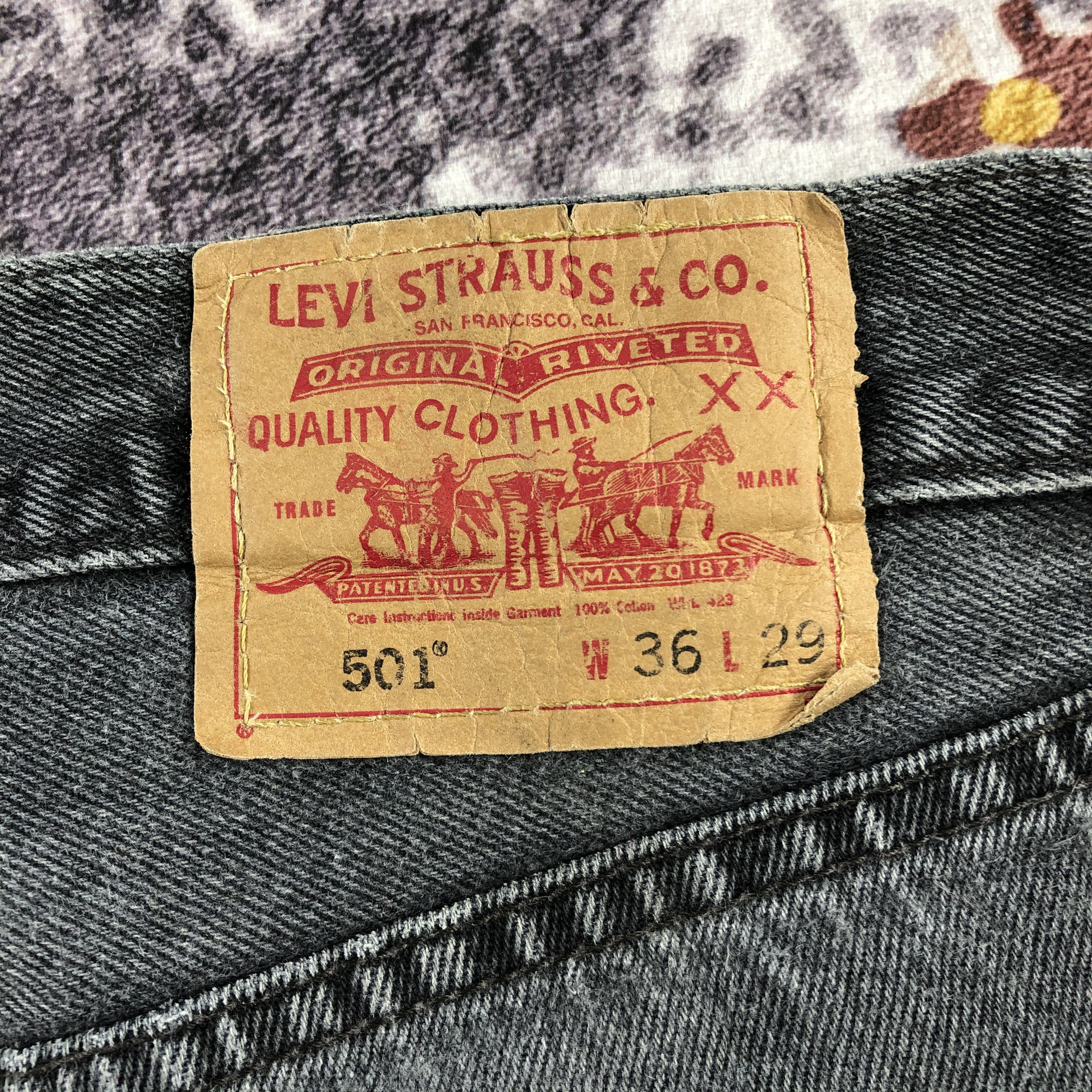 Levi's × Vintage 90s Vintage Levis 501 Painter Jeans-JM2314 Size US 37 - 7 Thumbnail