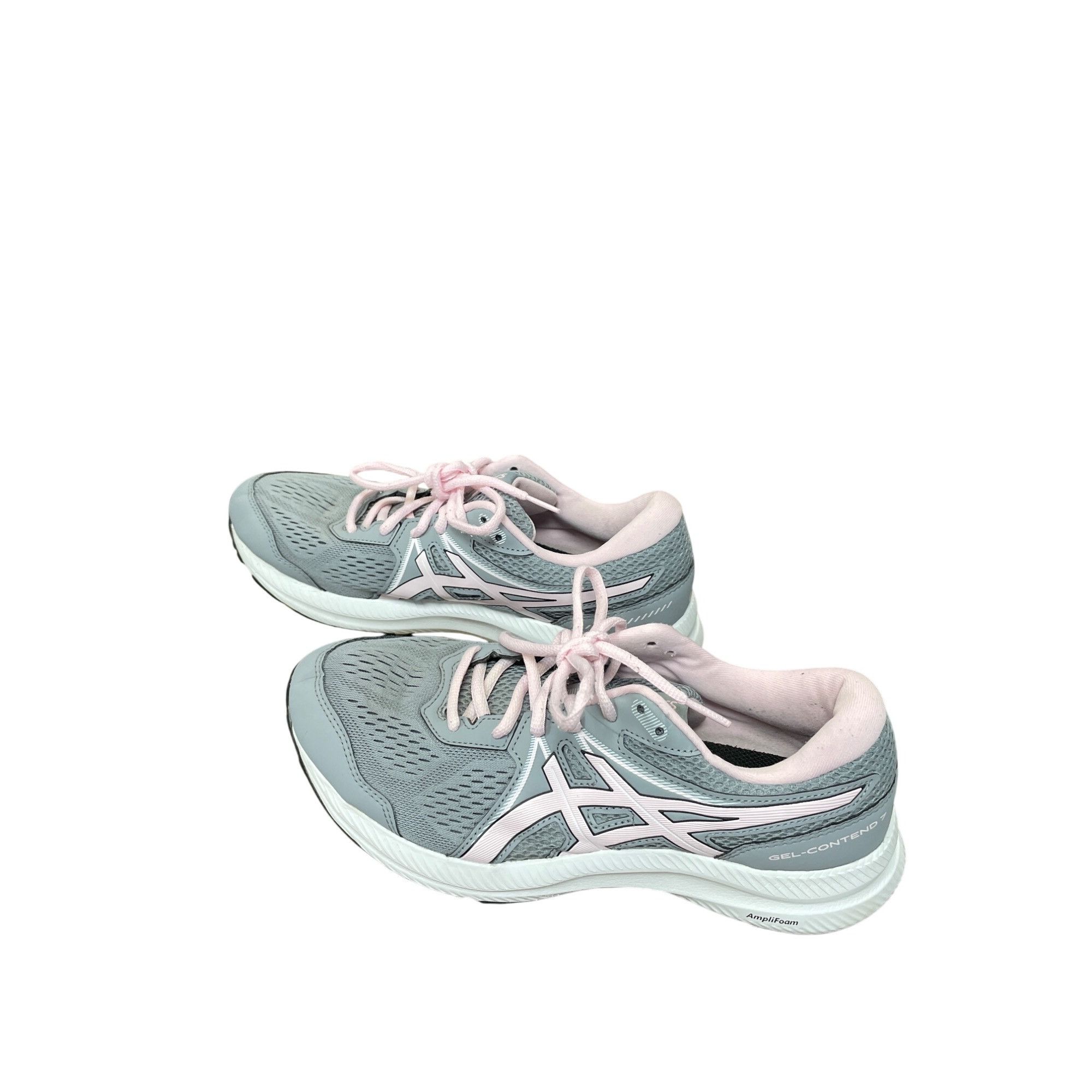 Asics Asics Gel-Contend 7 Mens gray white Sneakers Size 9.5 SKU 9 Size US 9.5 / EU 42-43 - 3 Thumbnail