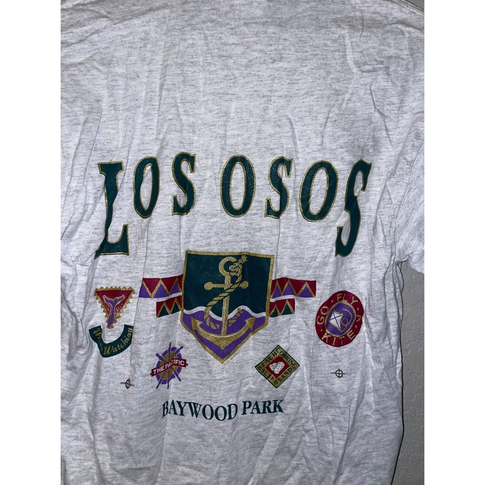 Signal Sport Vintage Los Osos Shirt Test Print Baywood Park Tee 90s VTG M Size US M / EU 48-50 / 2 - 11 Thumbnail