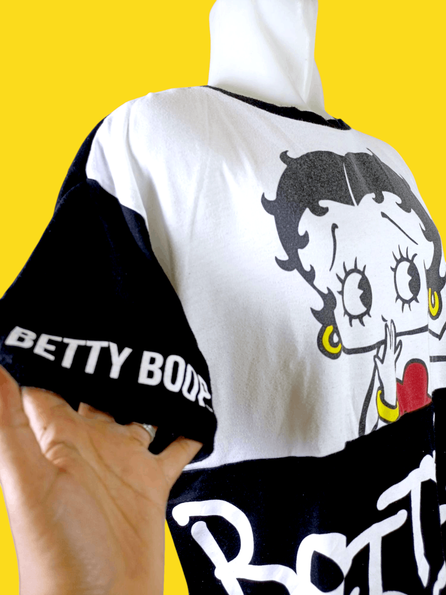 Cartoon Network × Japanese Brand × Vintage VINTAGE BETTY BOOP X DENIFITS T-SHIRT Size US XL / EU 56 / 4 - 4 Thumbnail