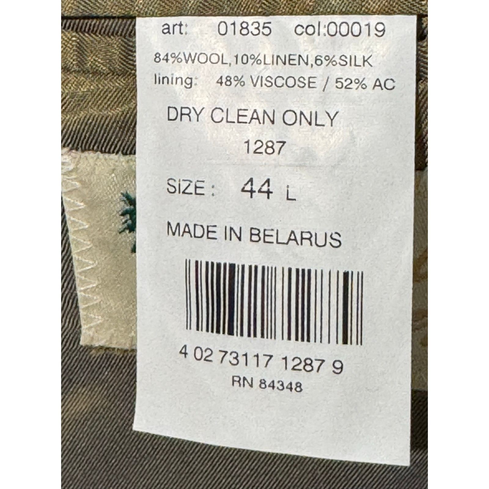 Alan Flusser Alan Flusser Bermuda Breeze Sport Coat 44L Brown Size US S / EU 44-46 / 1 - 10 Thumbnail