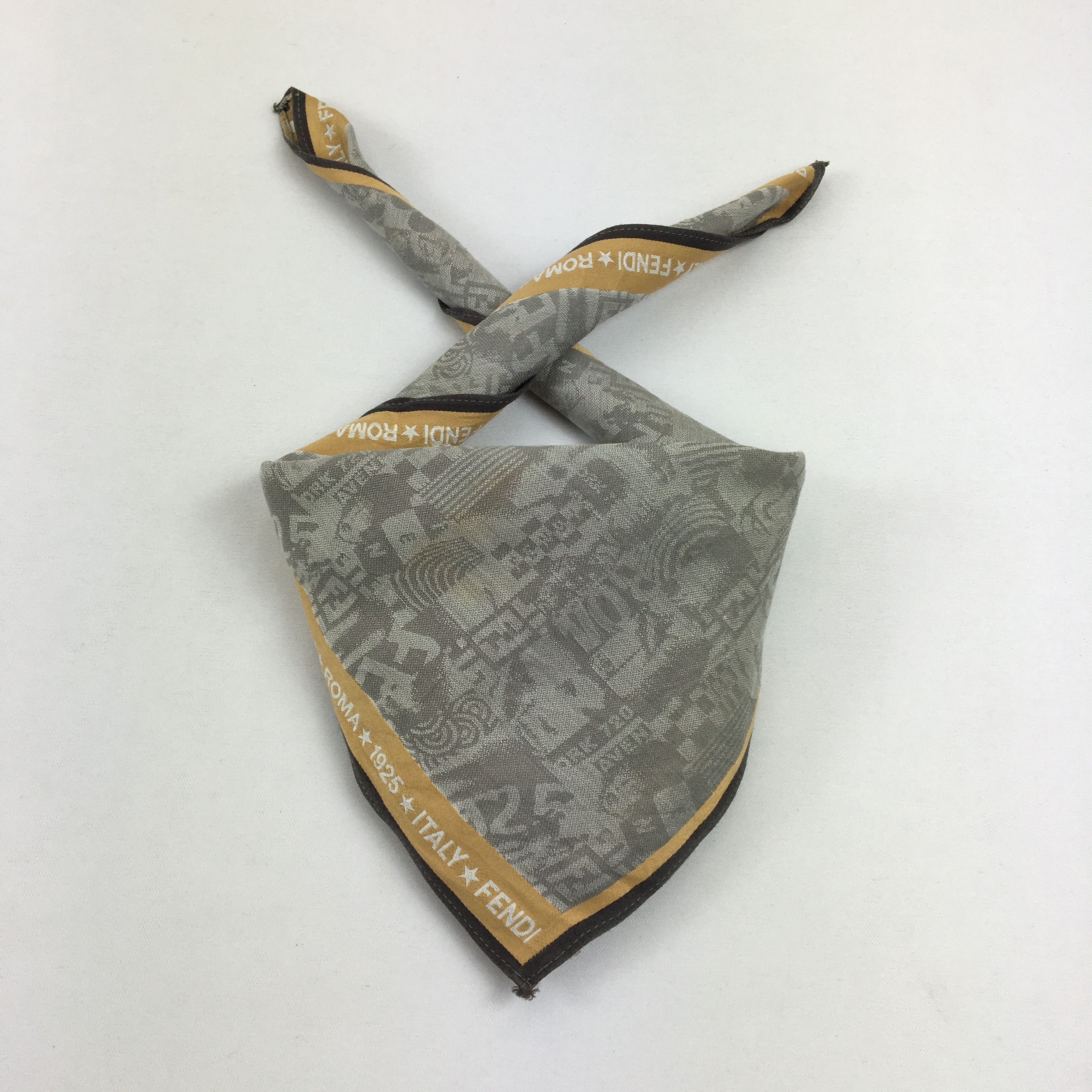 Japanese Brand Vintage Fendi Handkerchief Neckerchief Bandana Size ONE SIZE - 1 Thumbnail