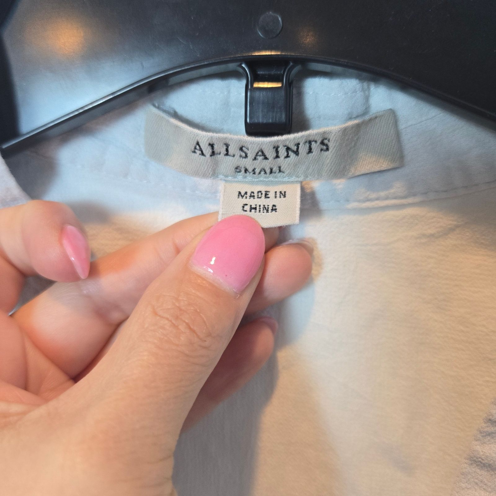 Allsaints All Saints Avee blouse sz S handkerchief hem flowy Size S / US 4 / IT 40 - 5 Thumbnail
