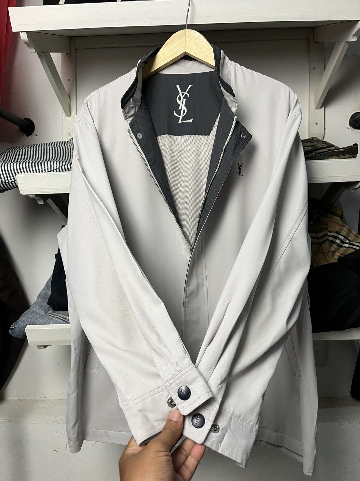 Yves Saint Laurent Vintage Yves Saint Laurent Jacket Size US XL / EU 56 / 4 - 4 Thumbnail