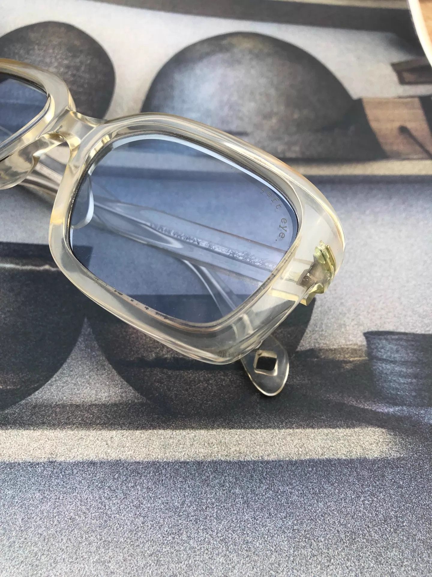 Takahiromiyashita The Soloist. TAKAHIROMIYASHITA SOLOIST oxidized yellowed frames Size ONE SIZE - 3 Thumbnail