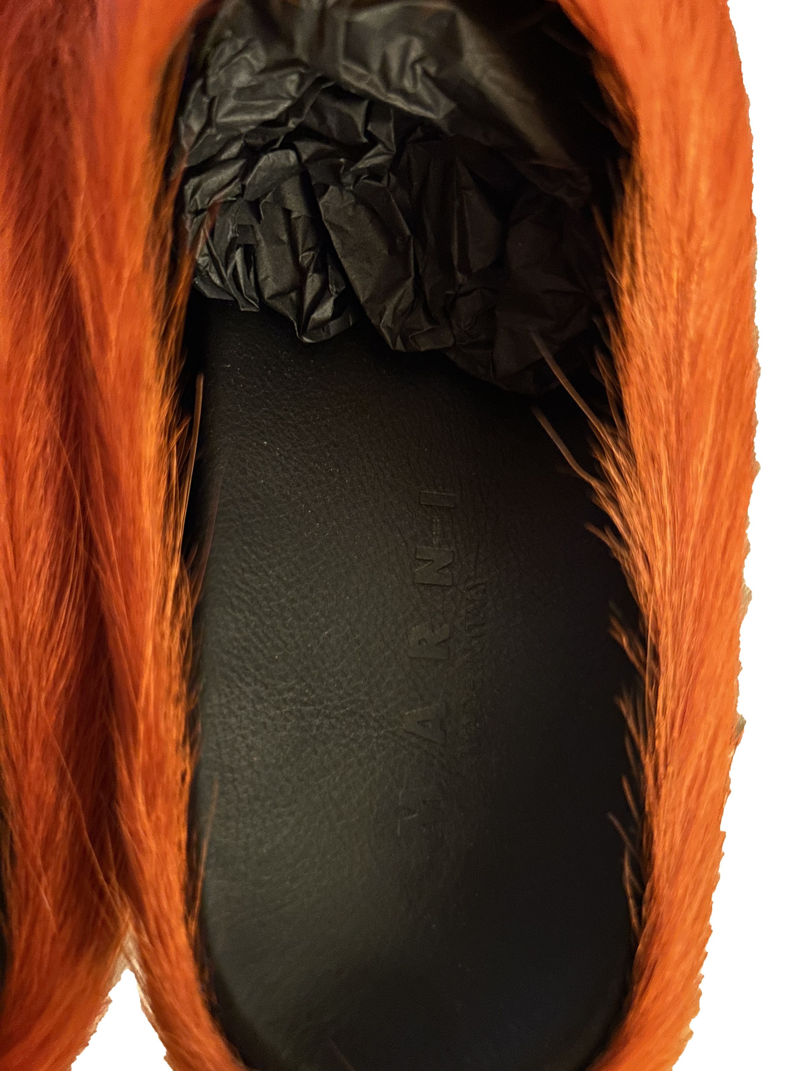 Marni MARNI Orange Fussbett Sabot Loafers Size US 9 / EU 42 - 5 Thumbnail