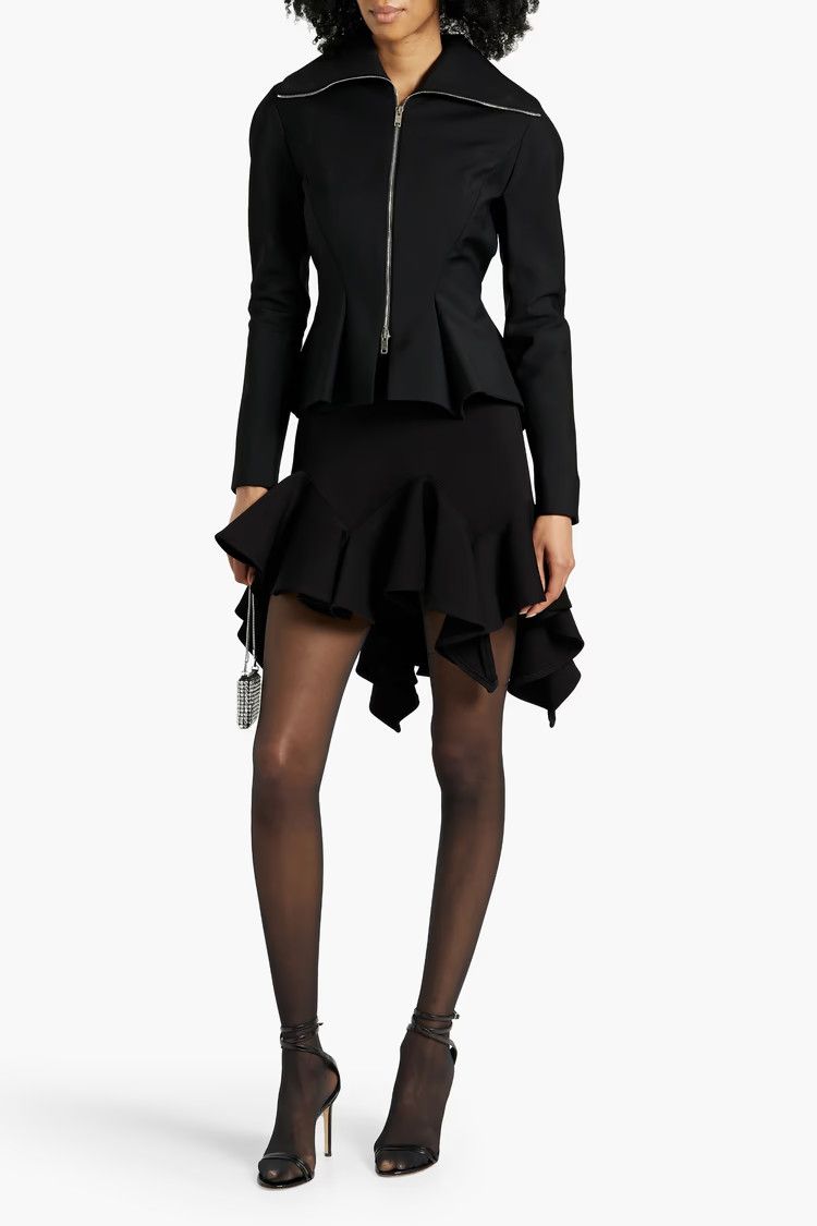 Givenchy o1y0925 Turtleneck Jacket in Black Size S / US 4 / IT 40 - 2 Thumbnail