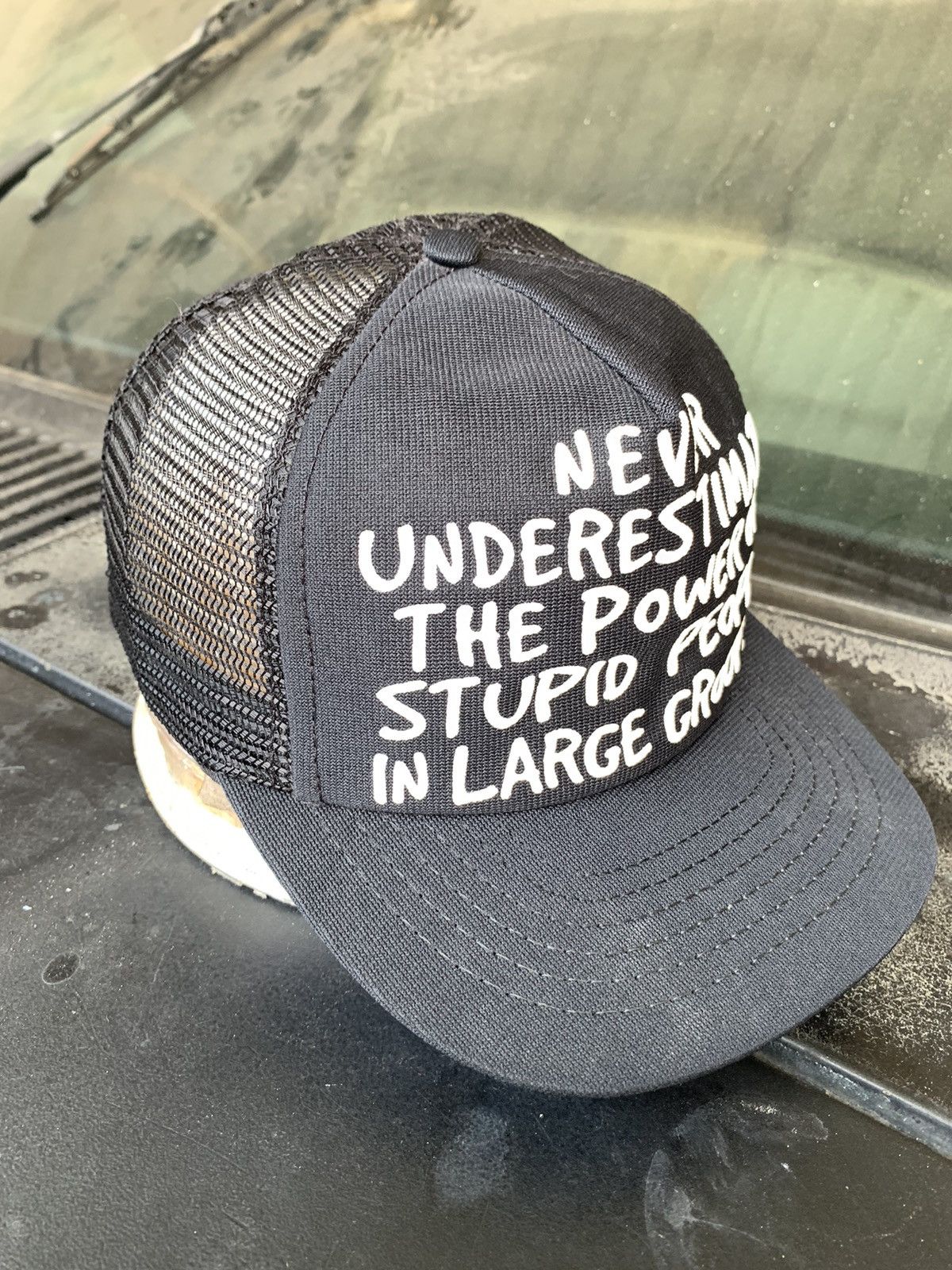 Vintage Vintage trucker hat made in USA Size ONE SIZE - 3 Thumbnail
