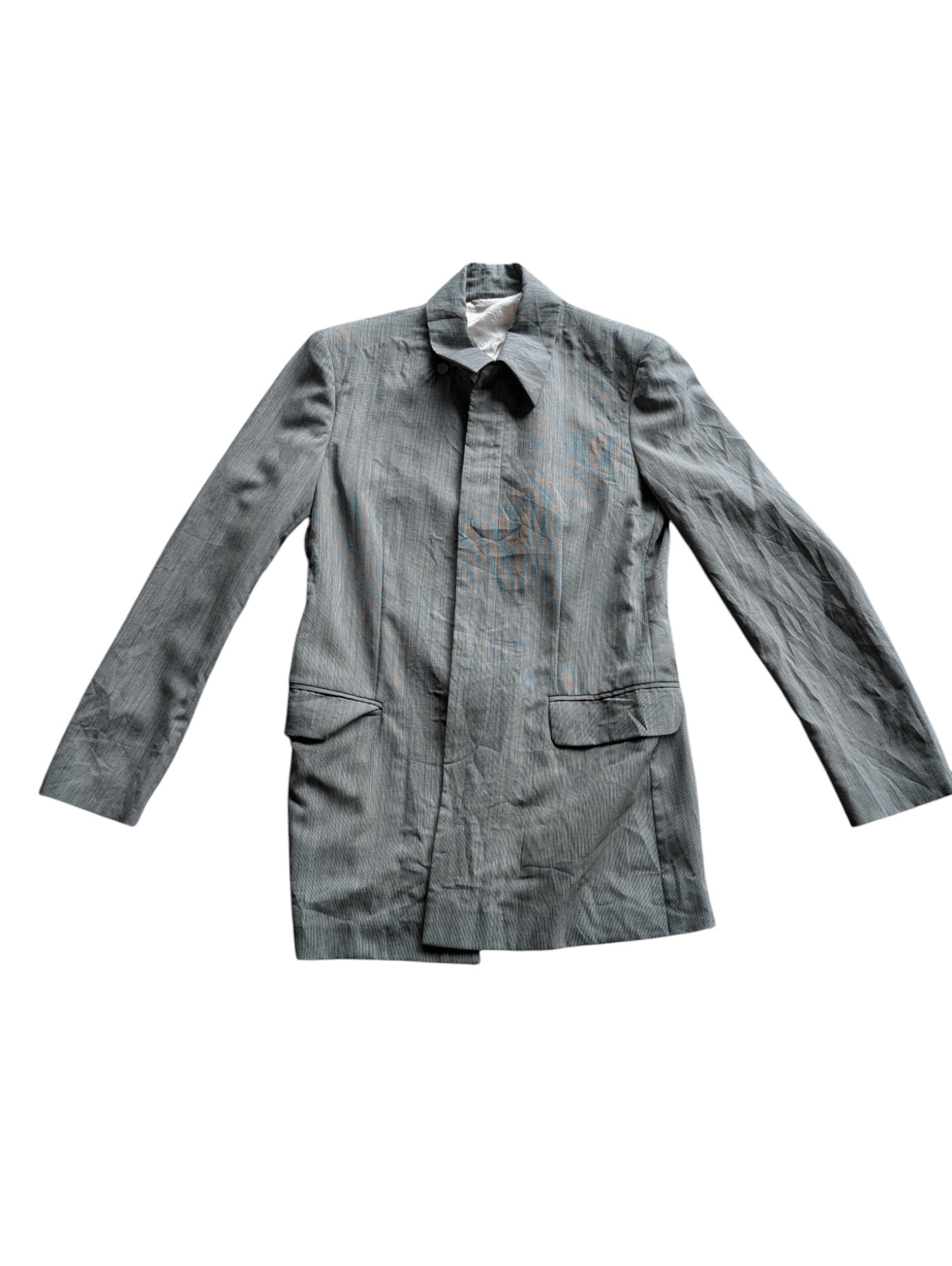 90's Vintage Alexander McQueen Lana Wool Men’s Long Jacket