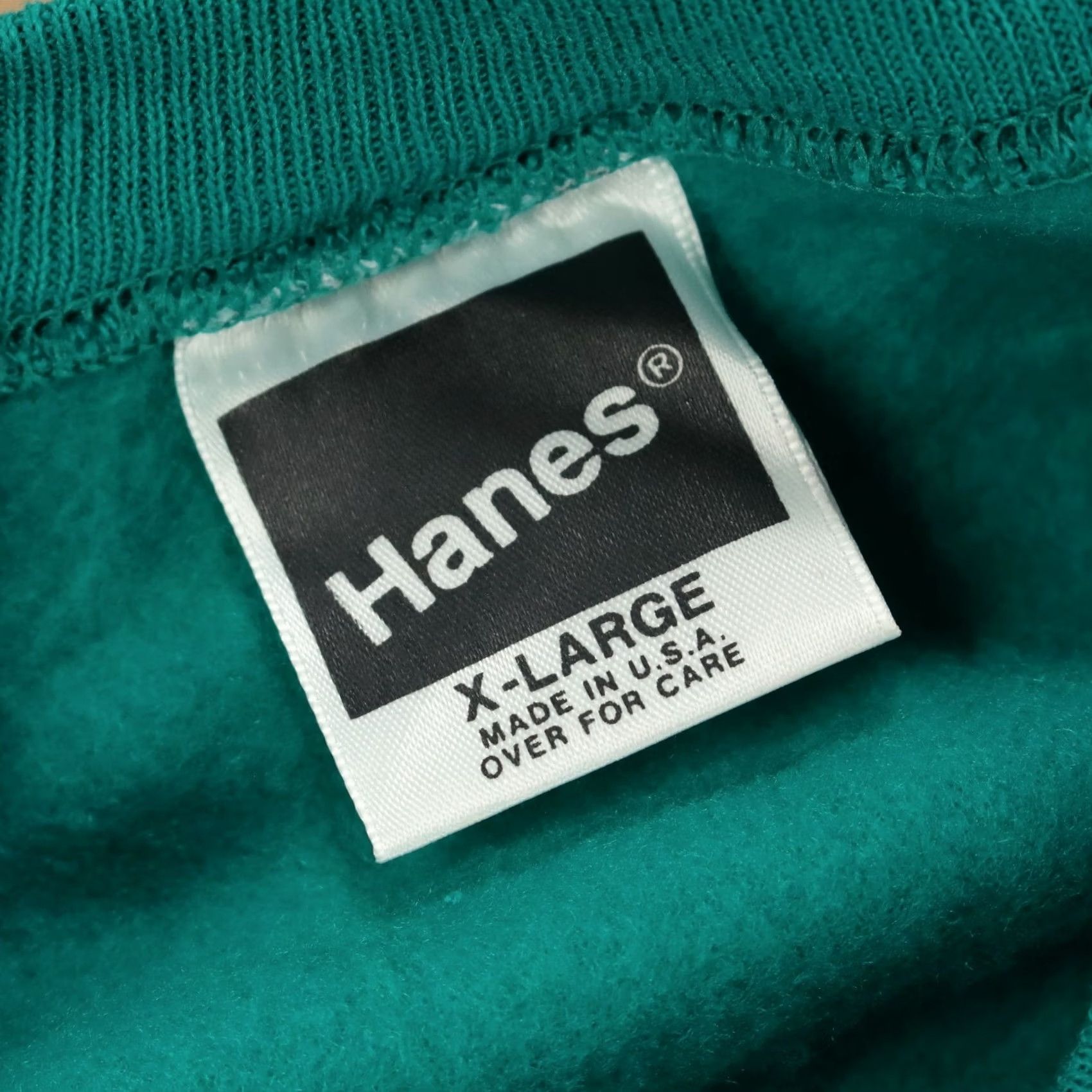 Hanes VINTAGE HANES USA MADE sweatshirt XL teal turquoise 80s 90s Mens Size US XL / EU 56 / 4 - 4 Thumbnail
