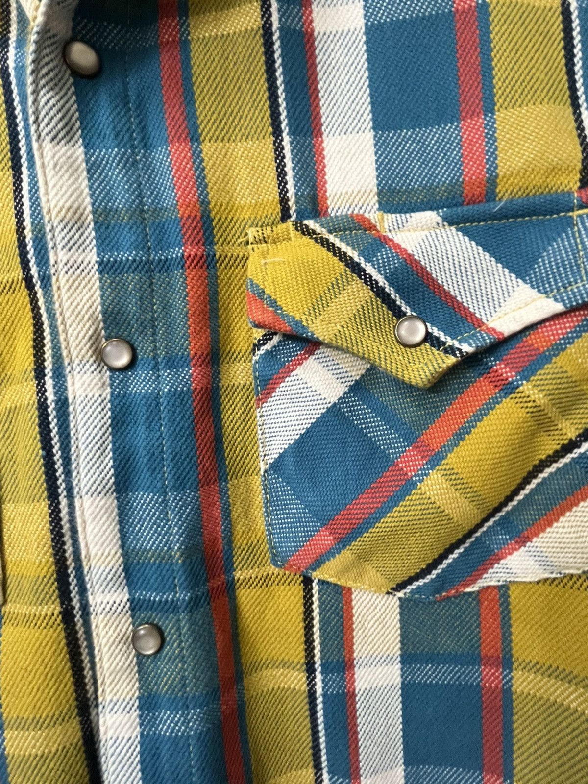 Rogue Territory Yellow Selvedge Denim Shirt Size US XL / EU 56 / 4 - 3 Thumbnail